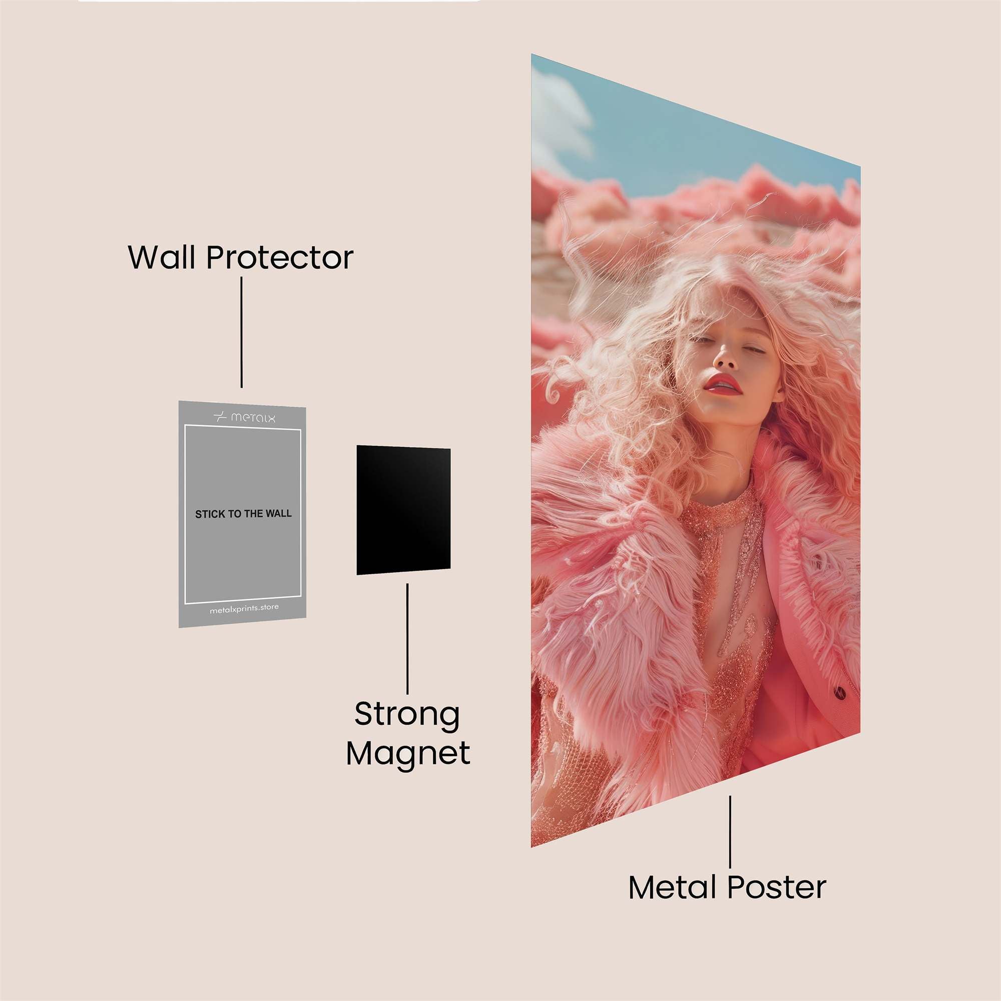 Candy Dream Safe Wall Magnetic / M