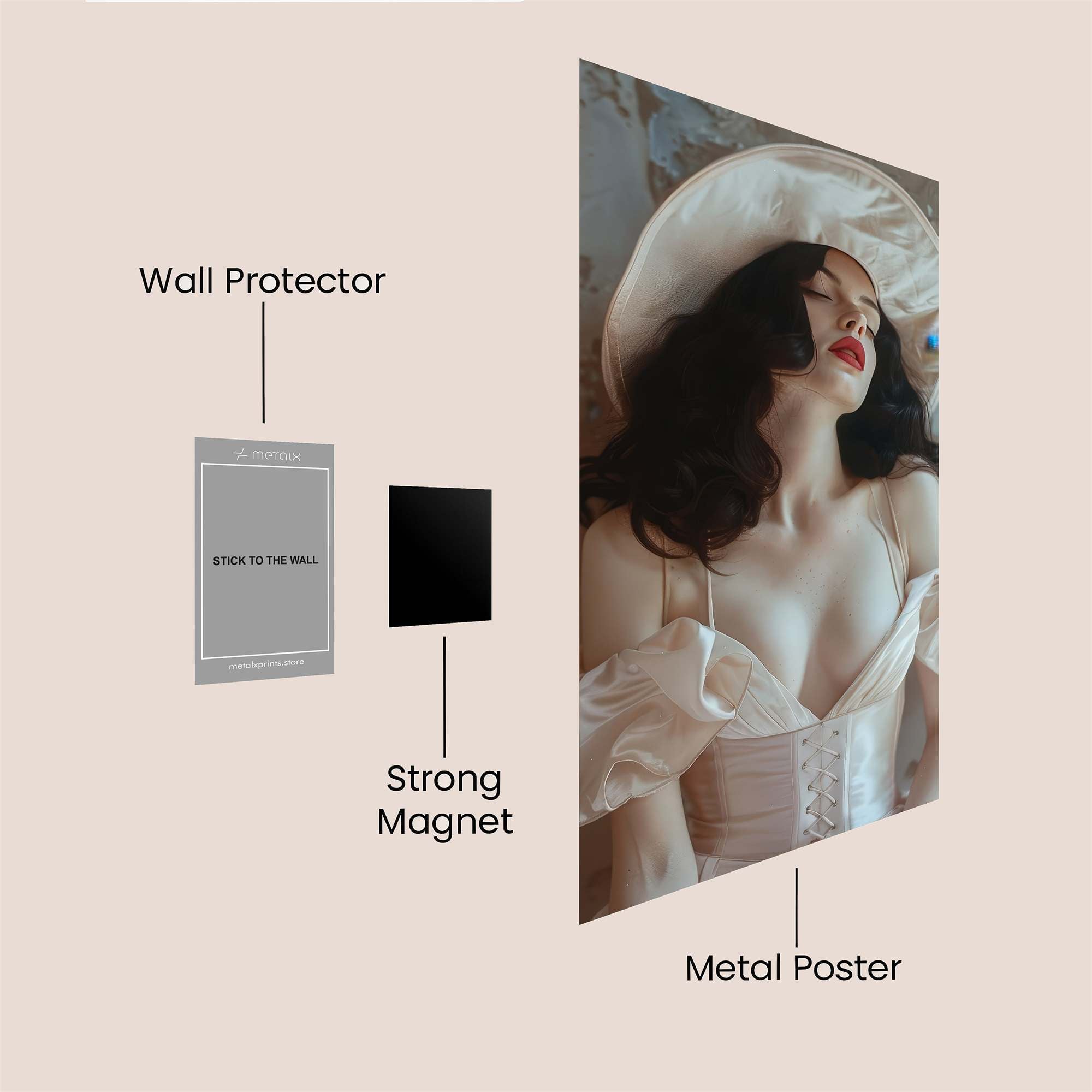 Lady Enigmatic Safe Wall Magnetic / M