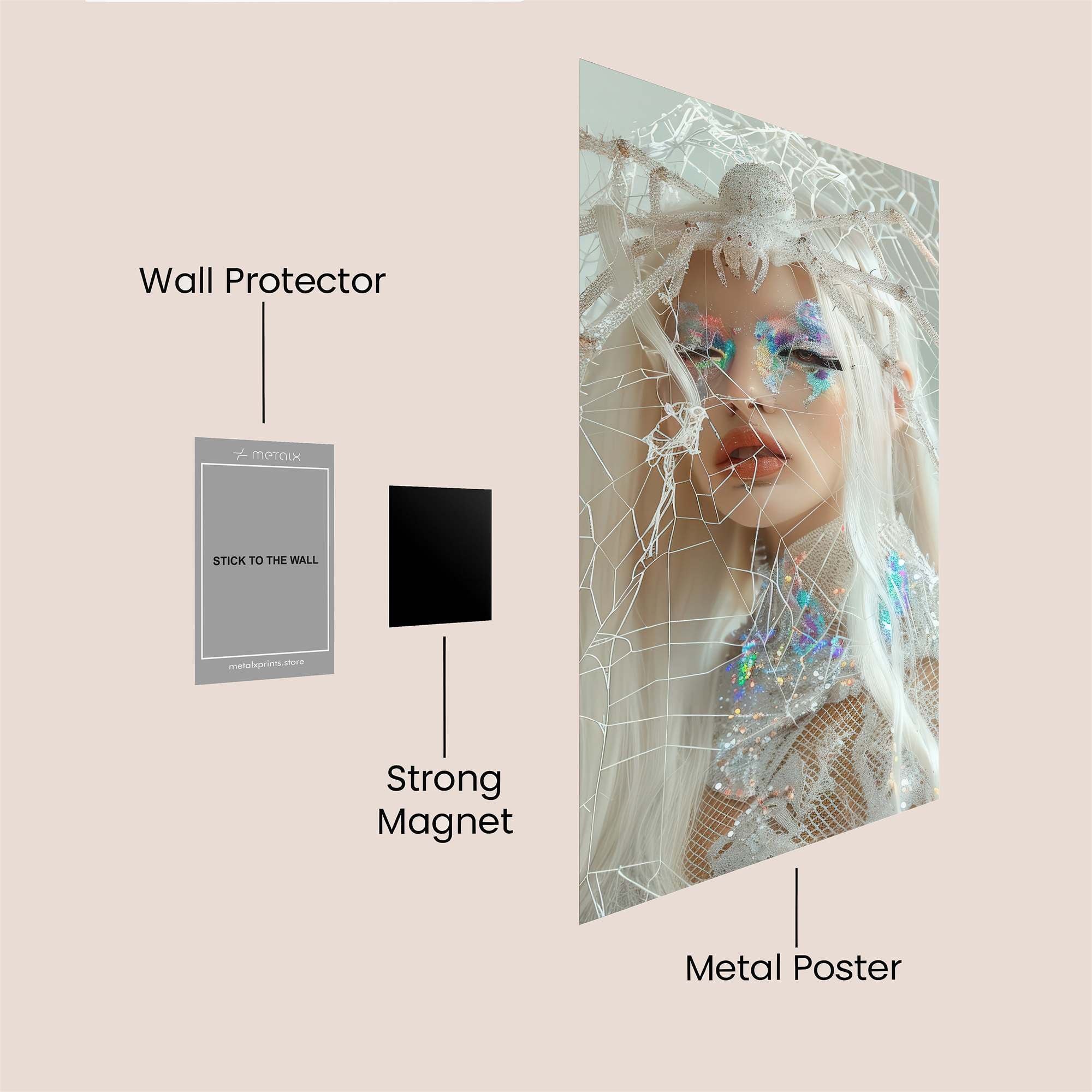 Spider Enchantress Safe Wall Magnetic / M