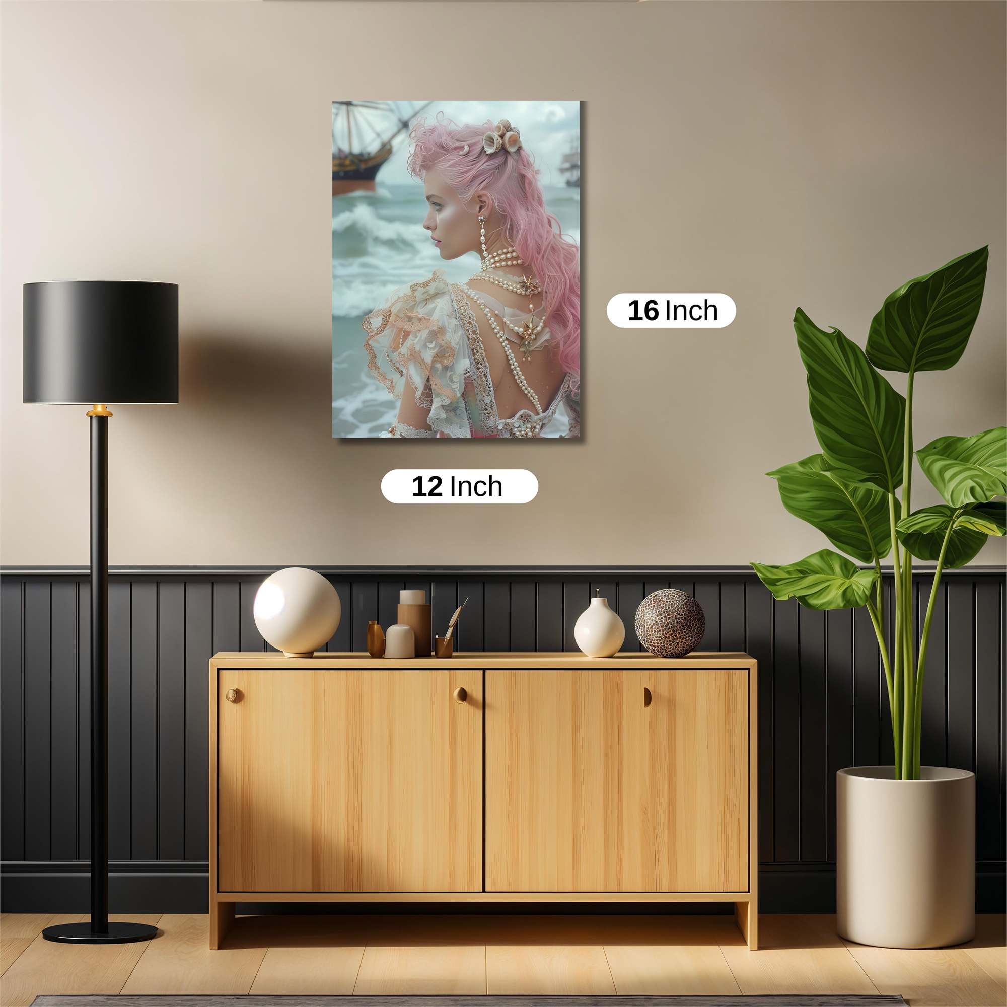 Mermaid Whimsy Safe Wall Magnetic / M