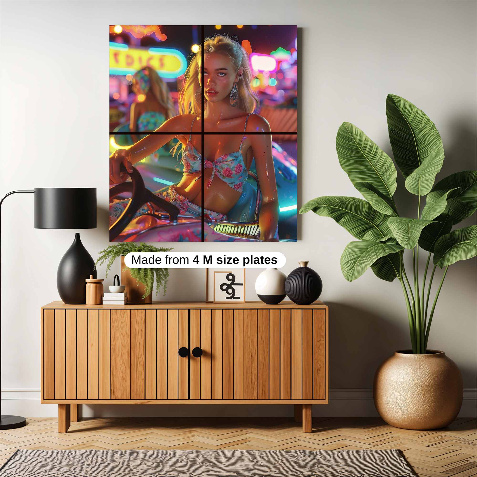 Neon Bliss Safe Wall Magnetic / M