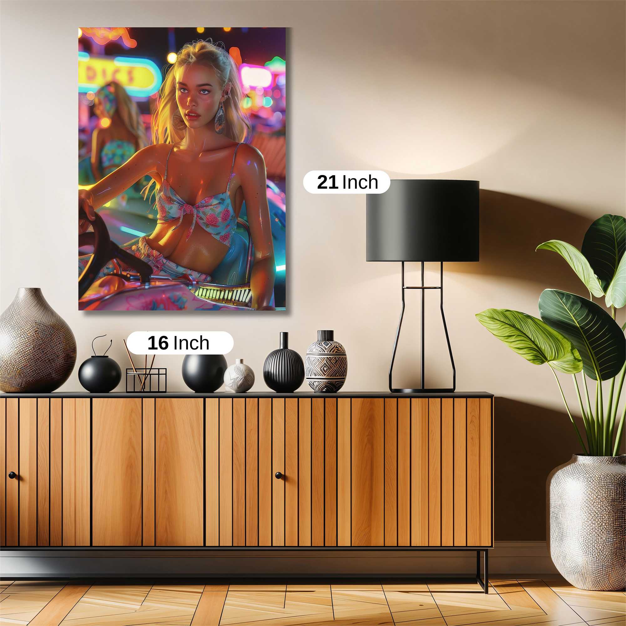Neon Bliss Safe Wall Magnetic / M