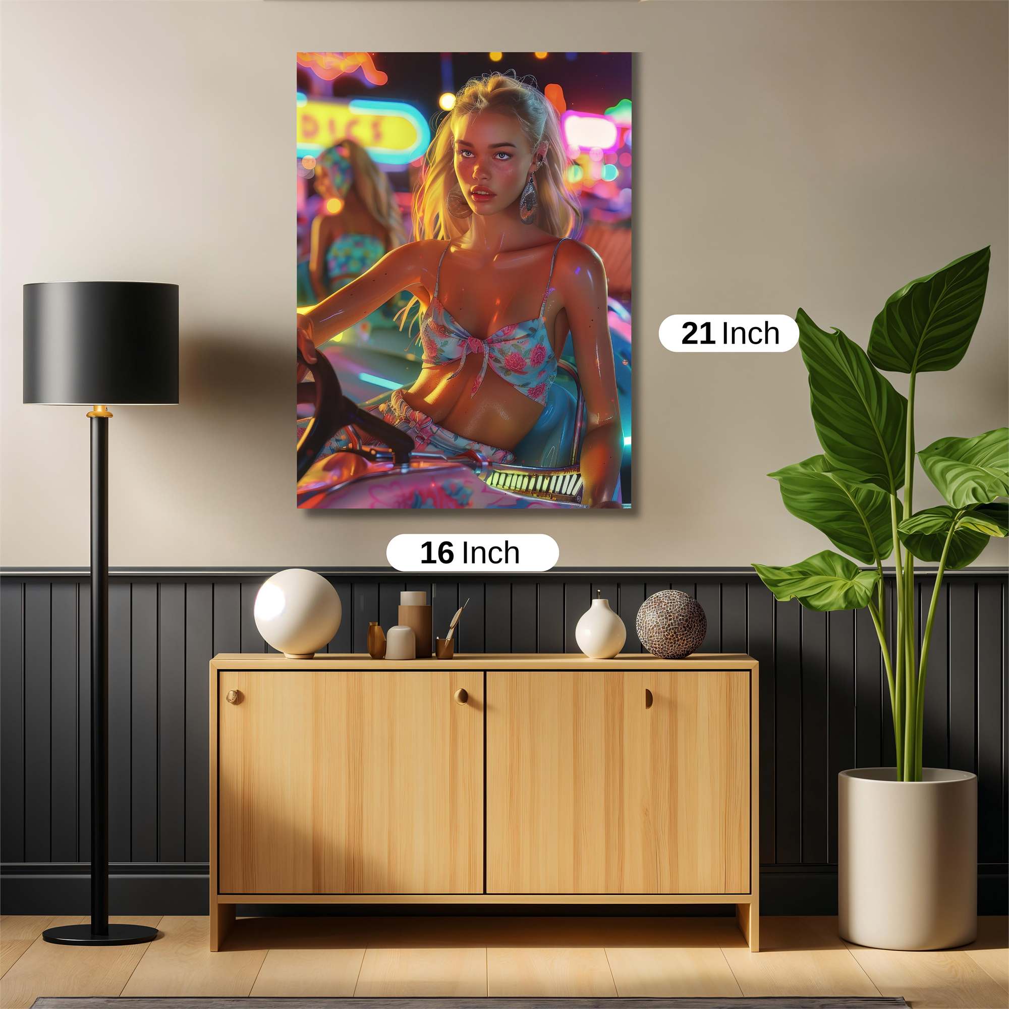 Neon Bliss Safe Wall Magnetic / M