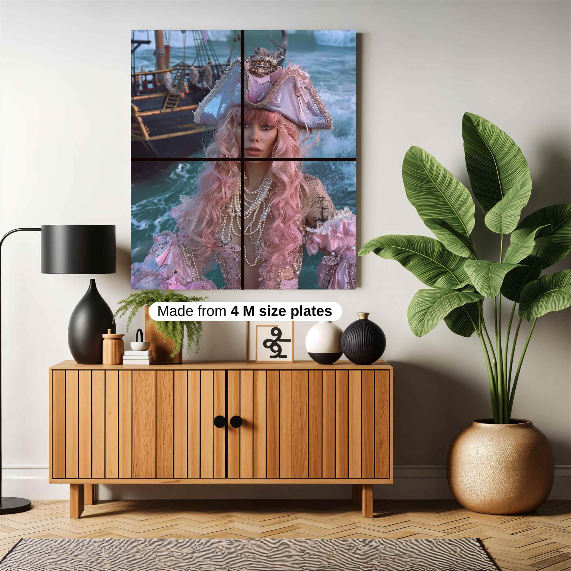 Pirate Whimsy Safe Wall Magnetic / M