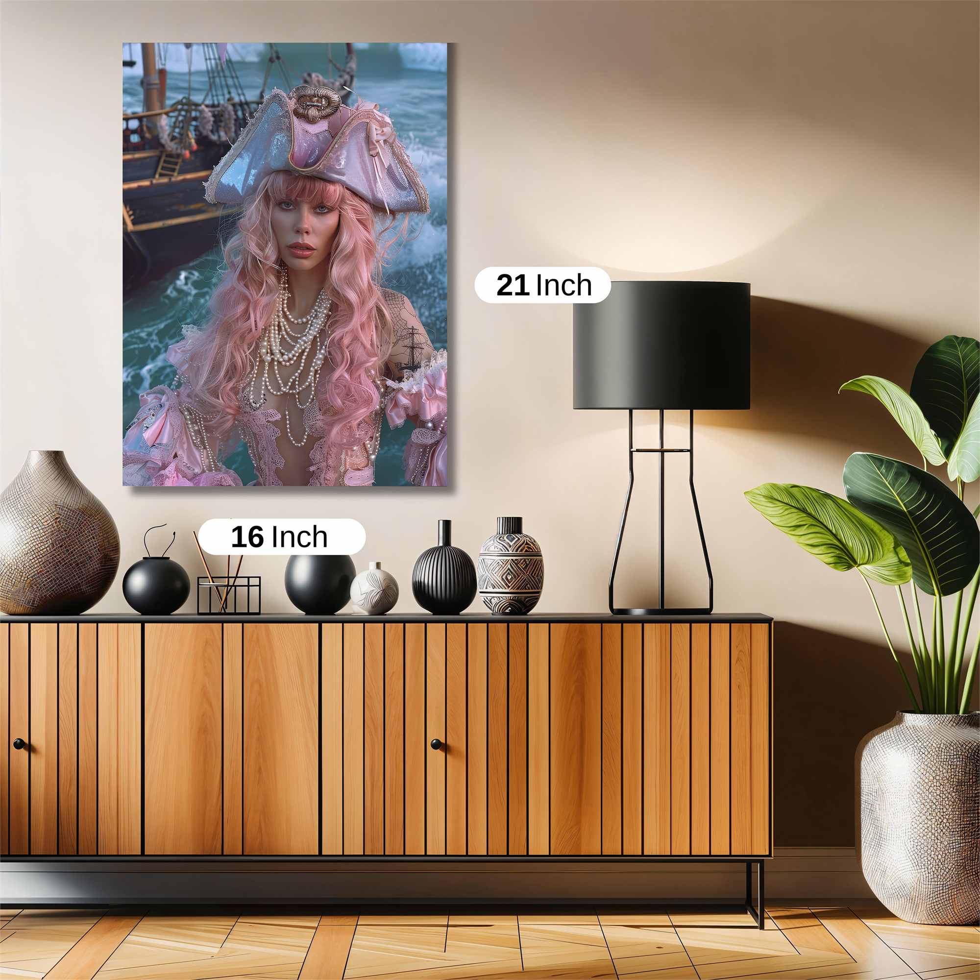 Pirate Whimsy Safe Wall Magnetic / M