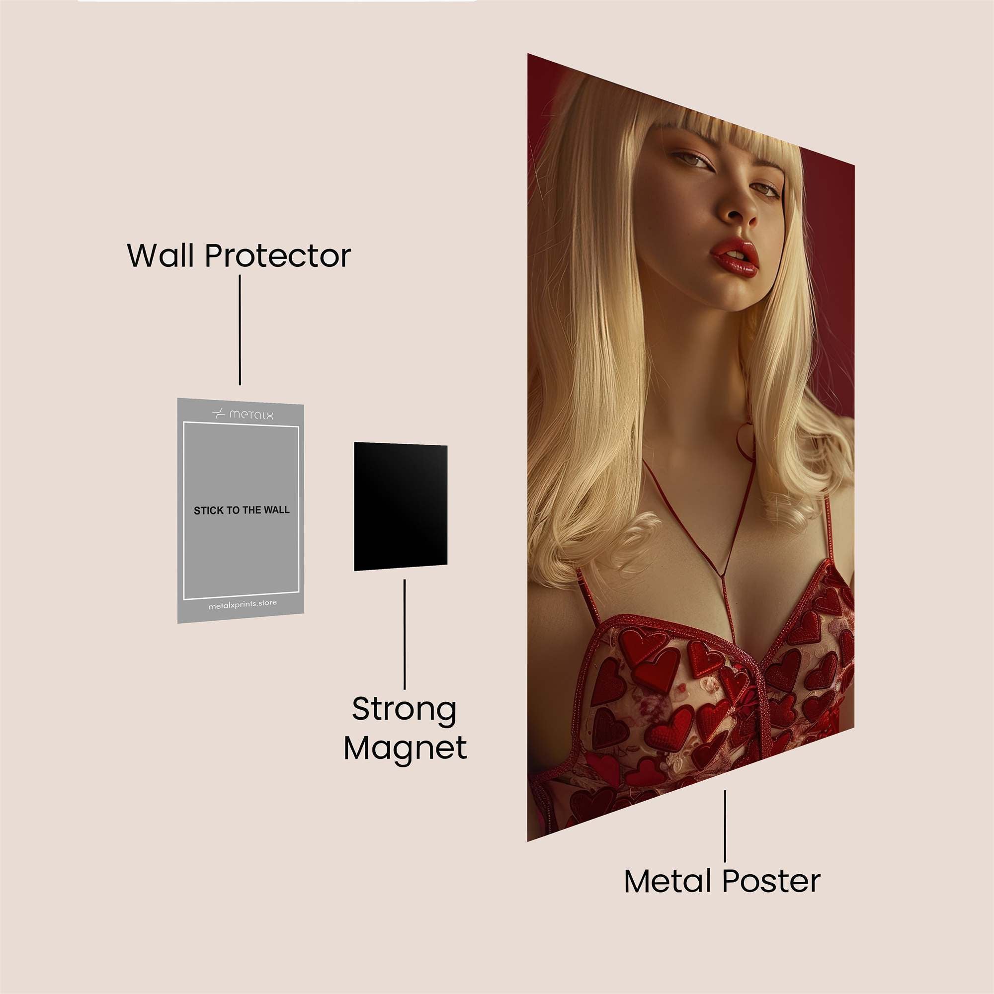 Blonde Enigma Safe Wall Magnetic / M
