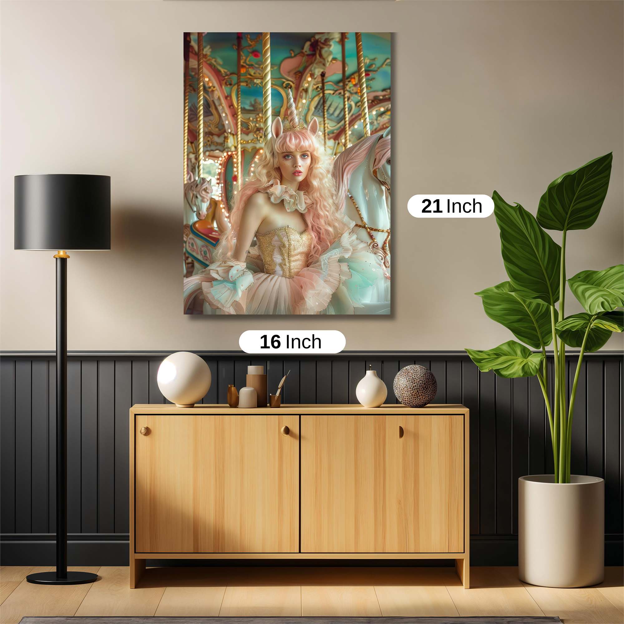Unicorn Whimsy Safe Wall Magnetic / M