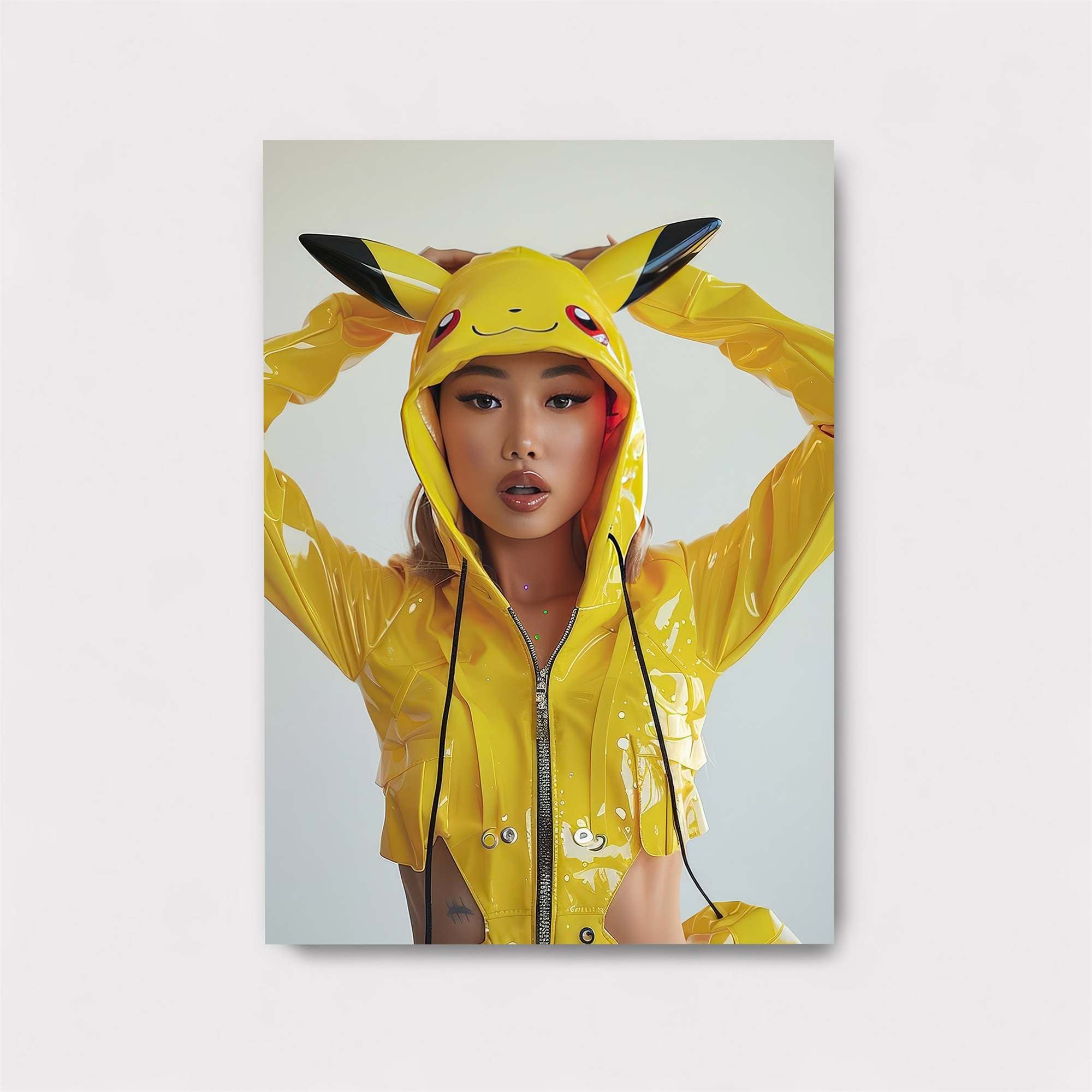 Pikachu Playful Safe Wall Magnetic / M