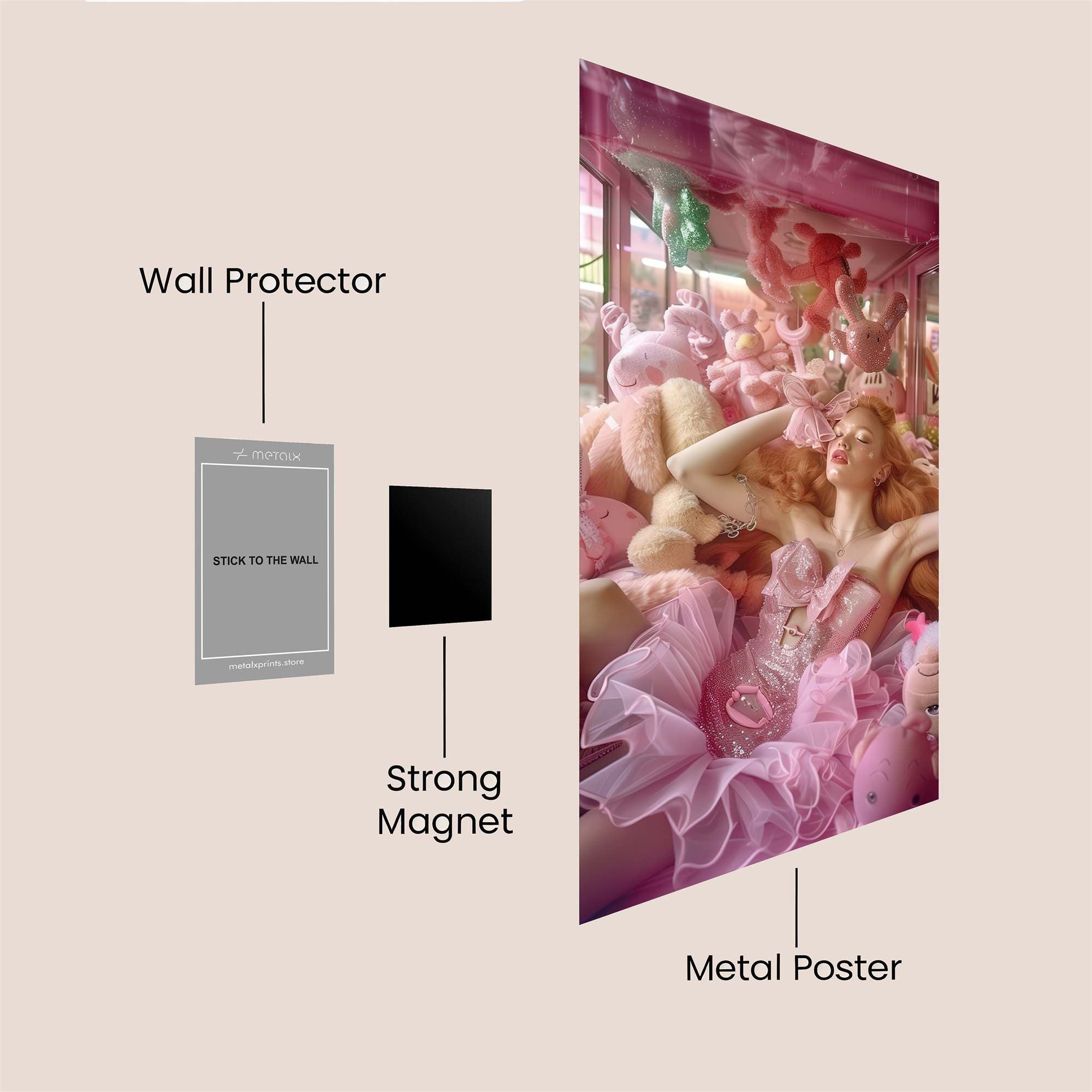 Ballerina Dream Safe Wall Magnetic / M