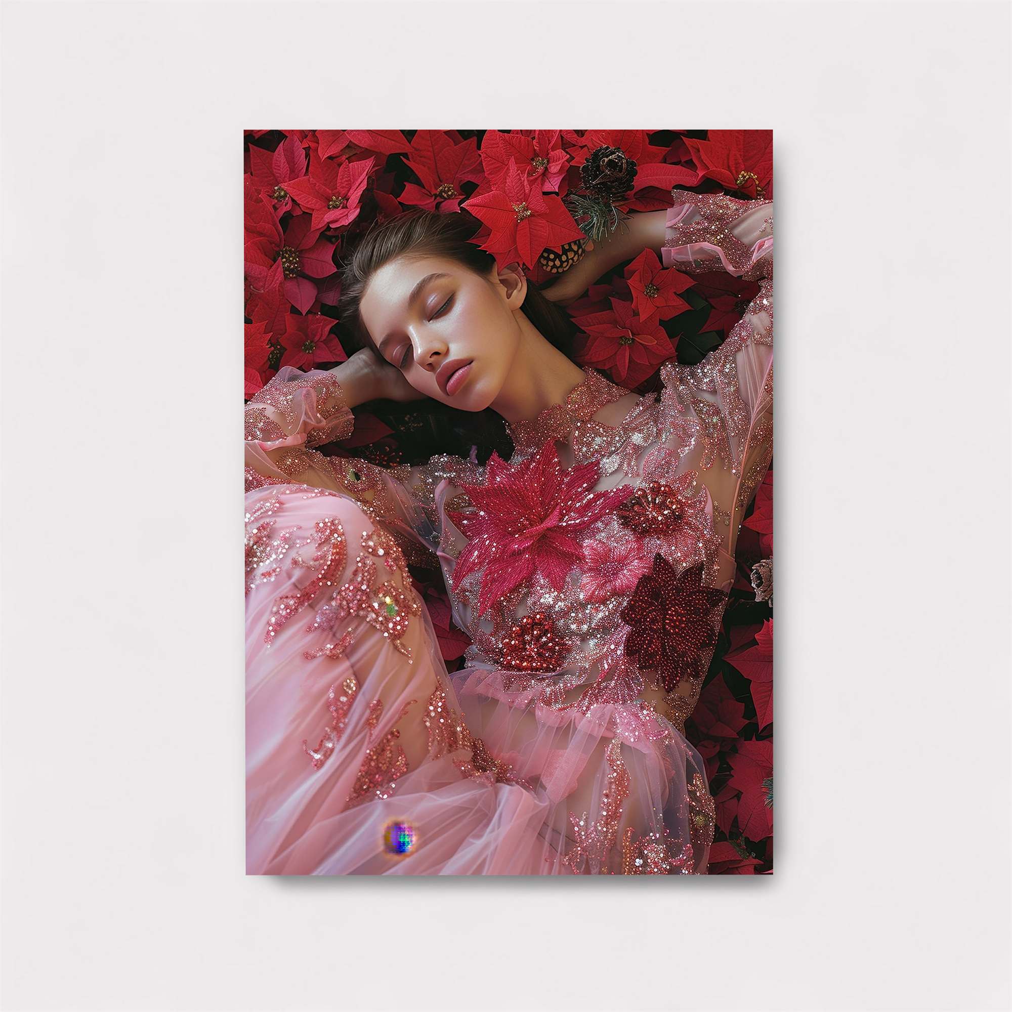 Poinsettia Dream Safe Wall Magnetic / M