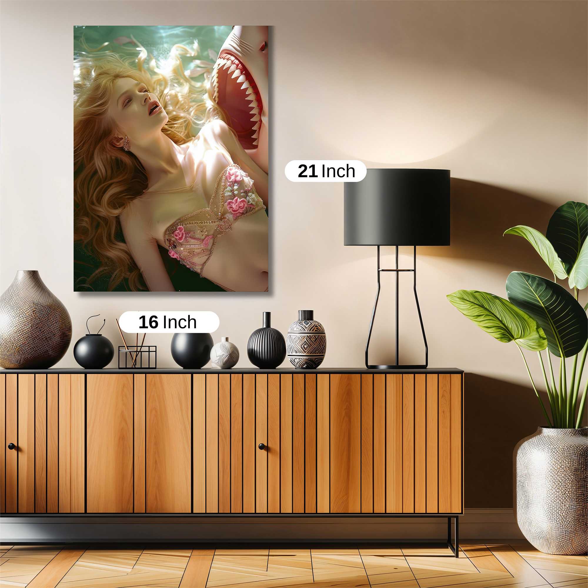 Mermaid Peril Safe Wall Magnetic / M