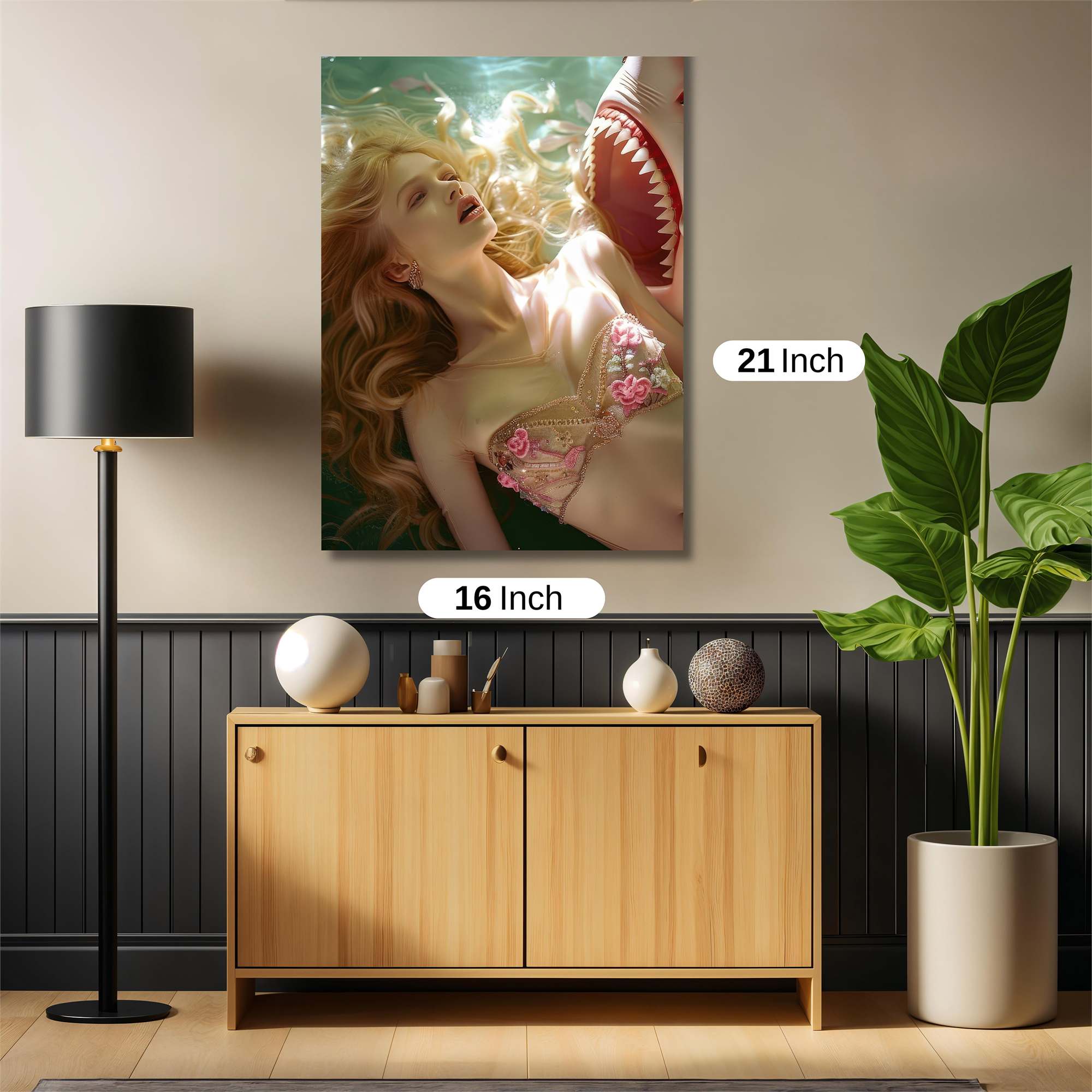 Mermaid Peril Safe Wall Magnetic / M