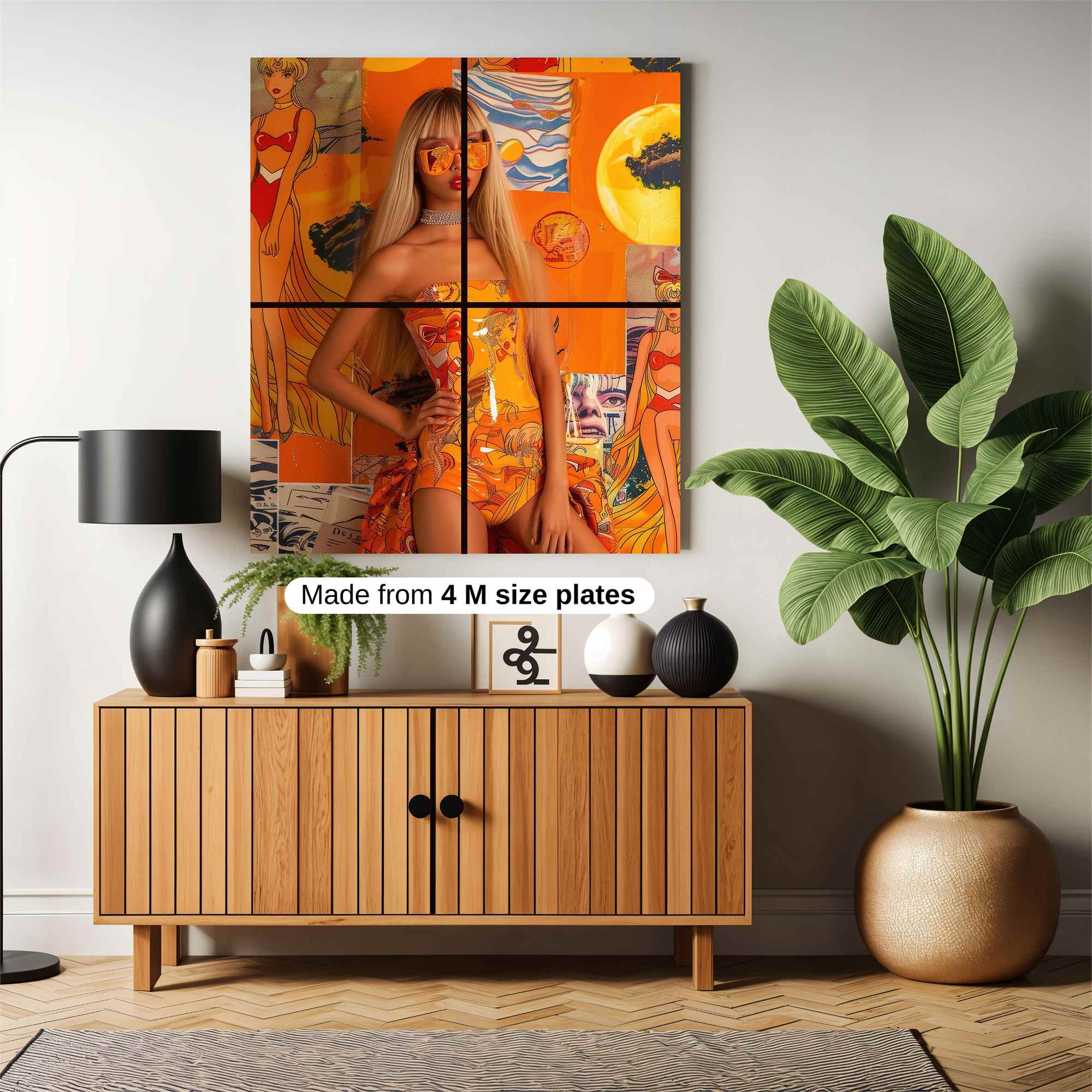 Sunny Vibe Safe Wall Magnetic / M