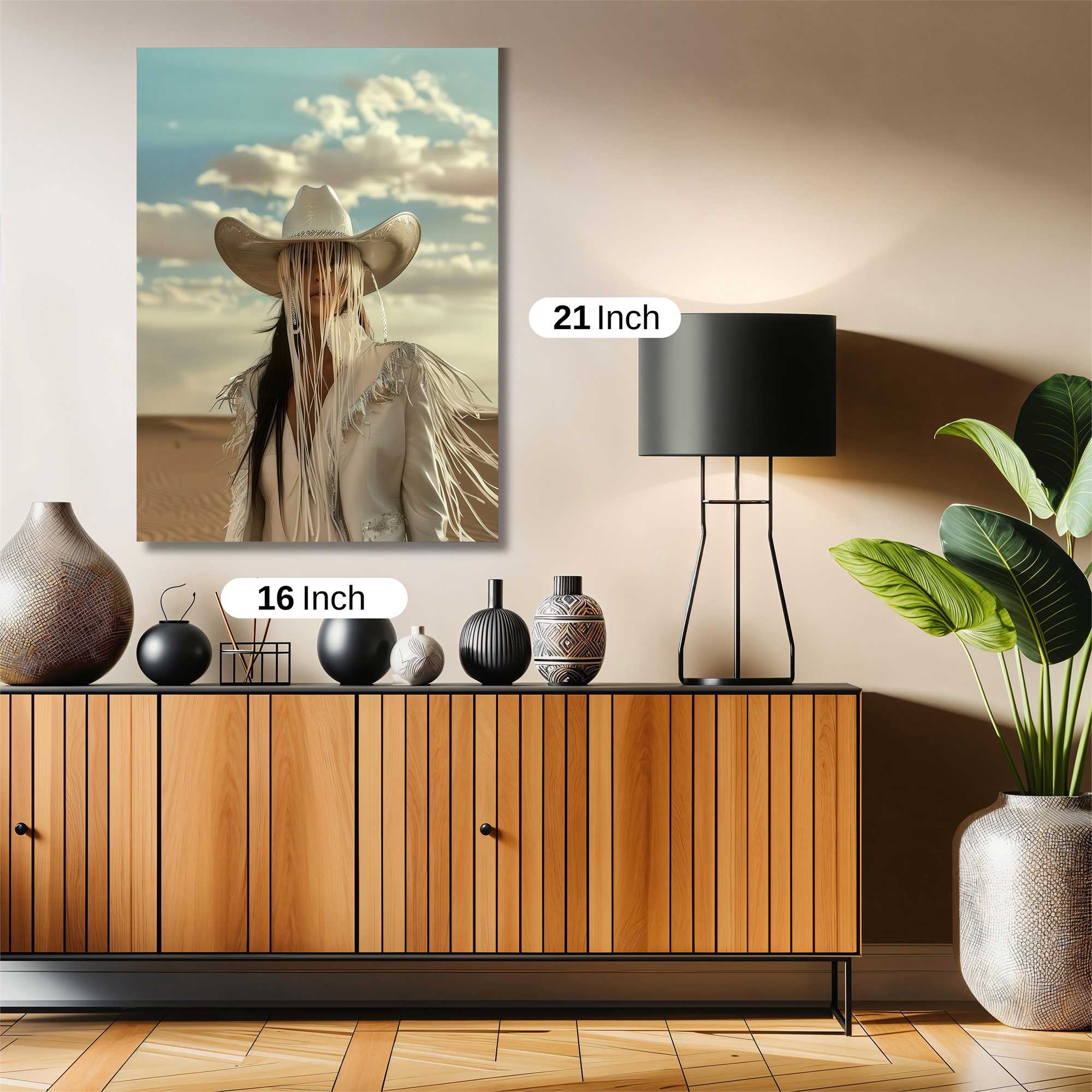 Cowgirl Serenity Safe Wall Magnetic / M