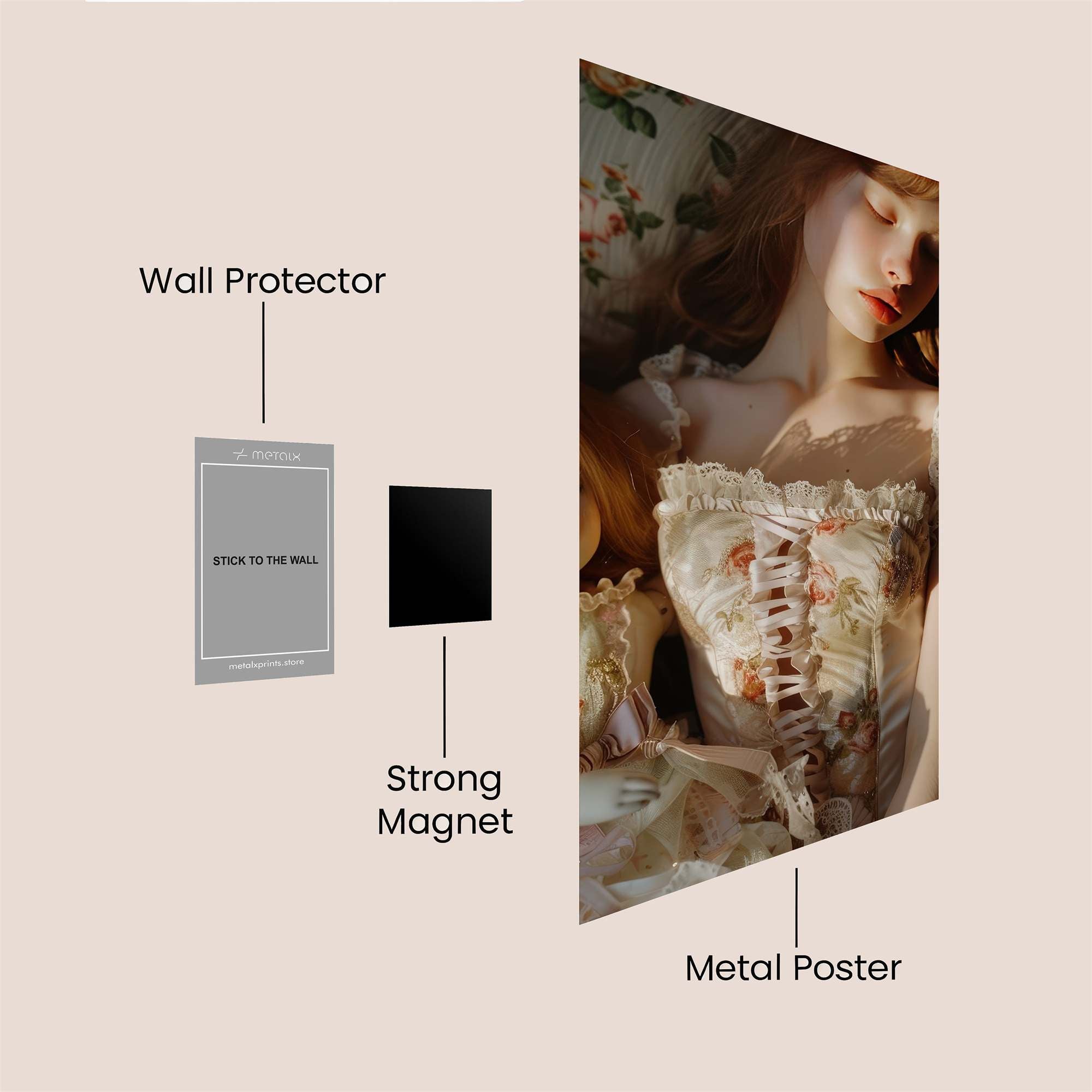 Doll Dream Safe Wall Magnetic / M