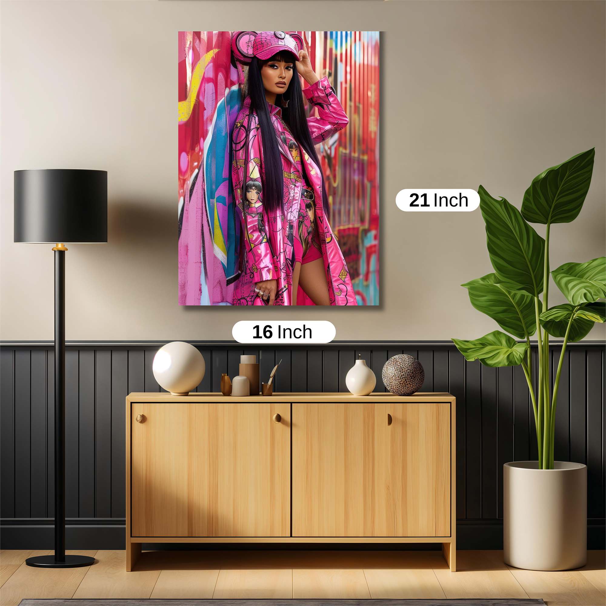 Graffiti Glam Safe Wall Magnetic / M