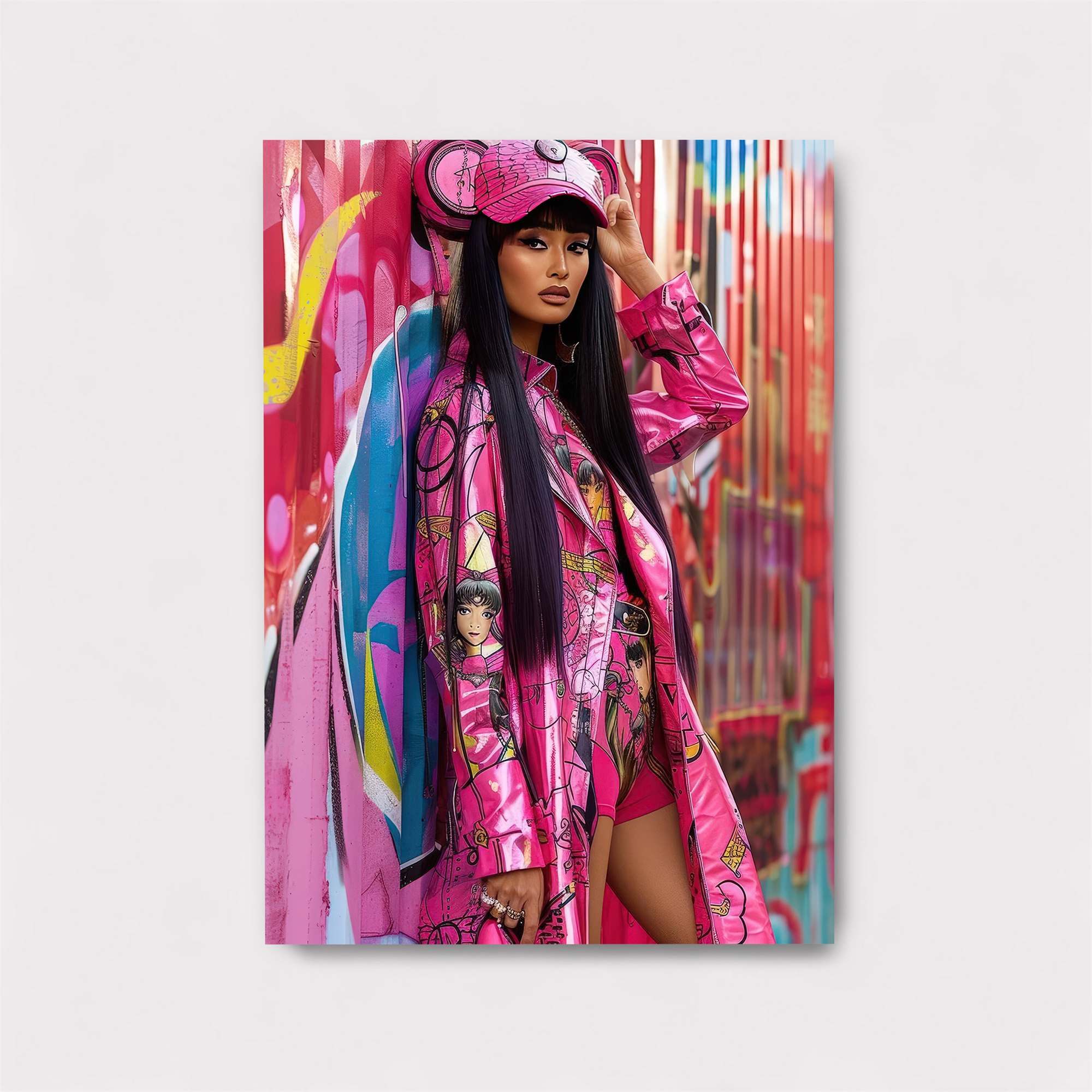 Graffiti Glam Safe Wall Magnetic / M