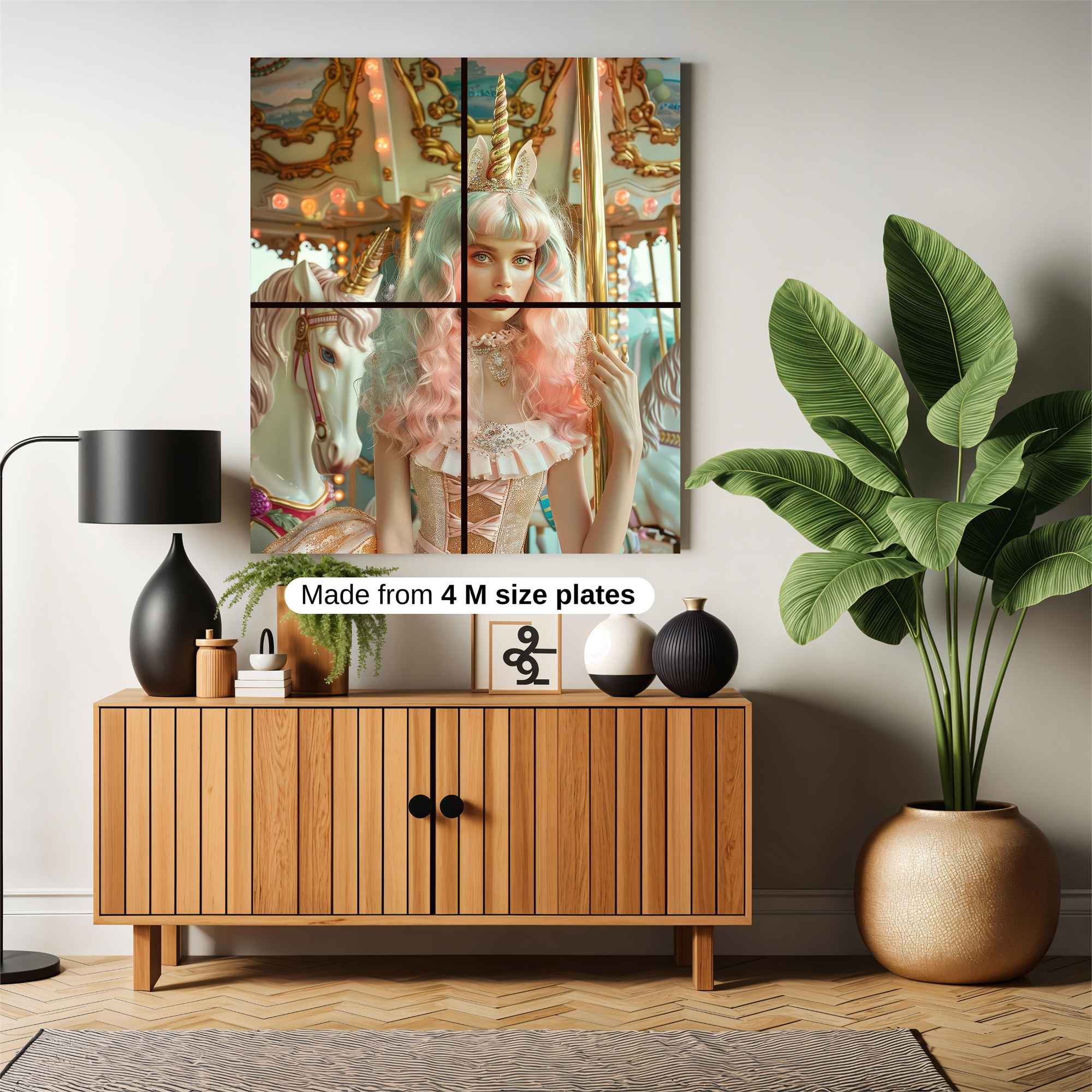 Unicorn Whimsy Safe Wall Magnetic / M