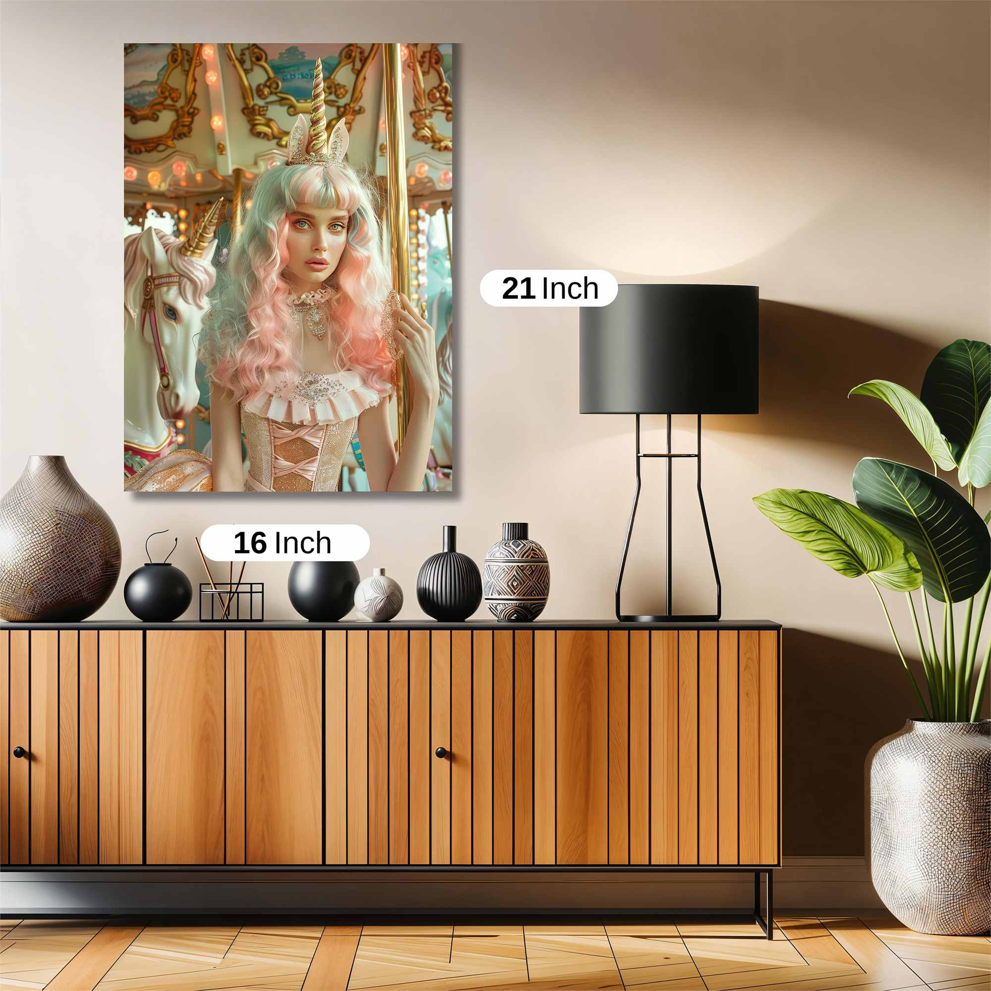 Unicorn Whimsy Safe Wall Magnetic / M