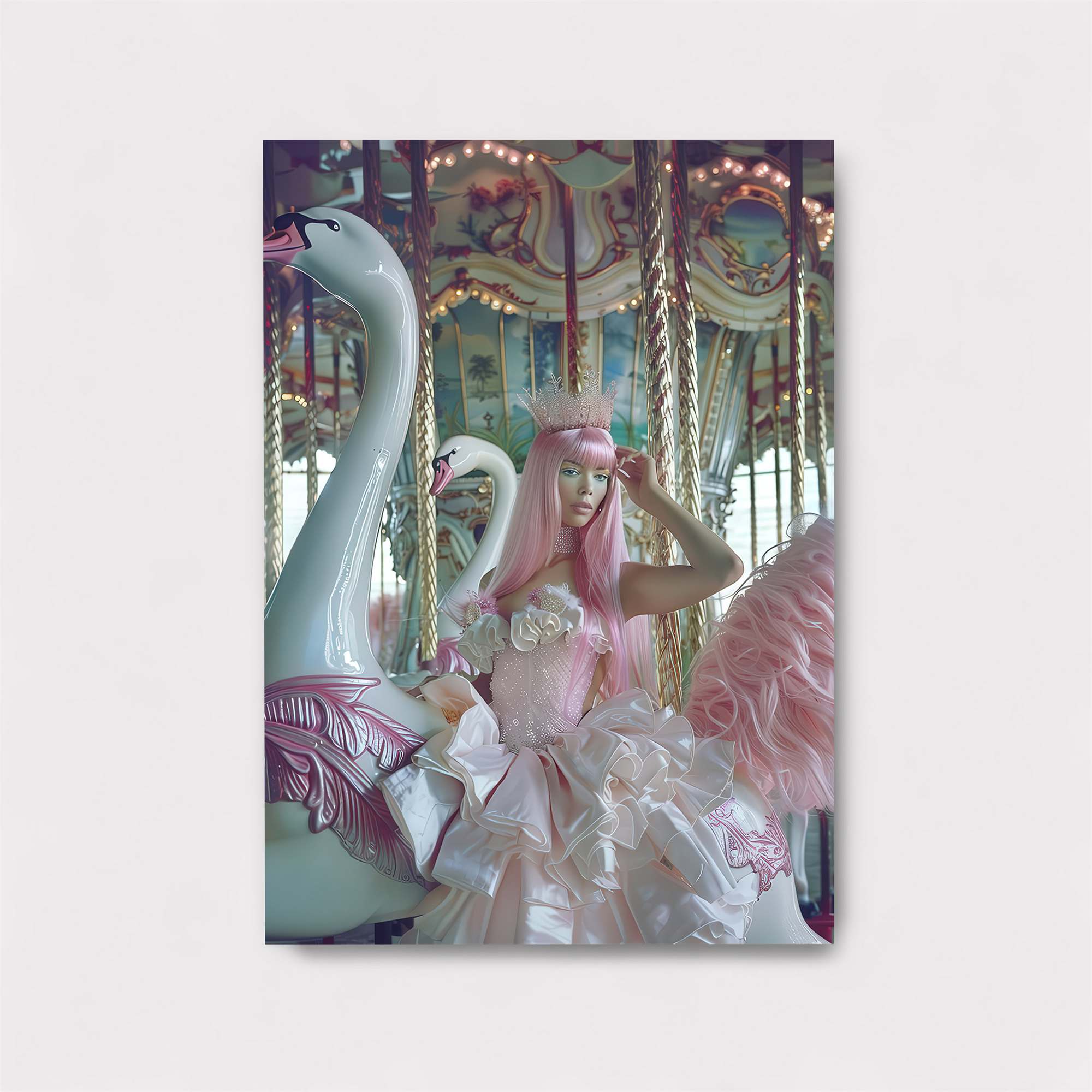 Swan Enchantment Safe Wall Magnetic / M