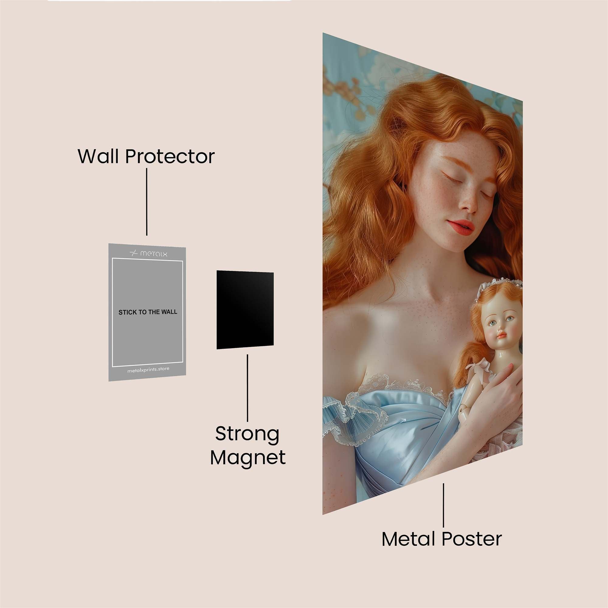 Doll Dreamer Safe Wall Magnetic / M