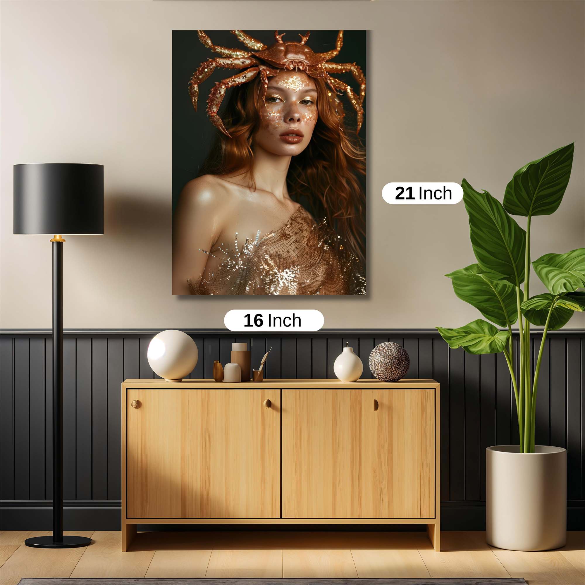 Crab Enchantress Safe Wall Magnetic / M