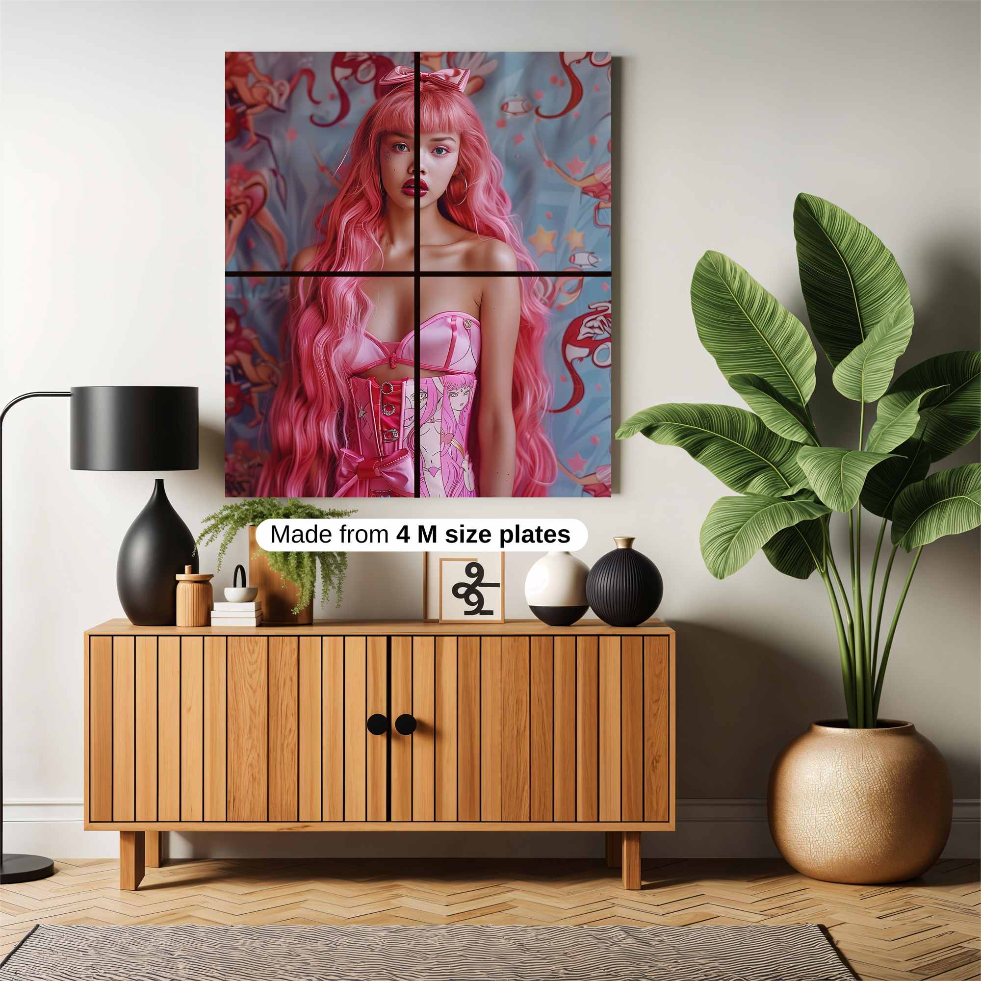 Pink Enigma Safe Wall Magnetic / M