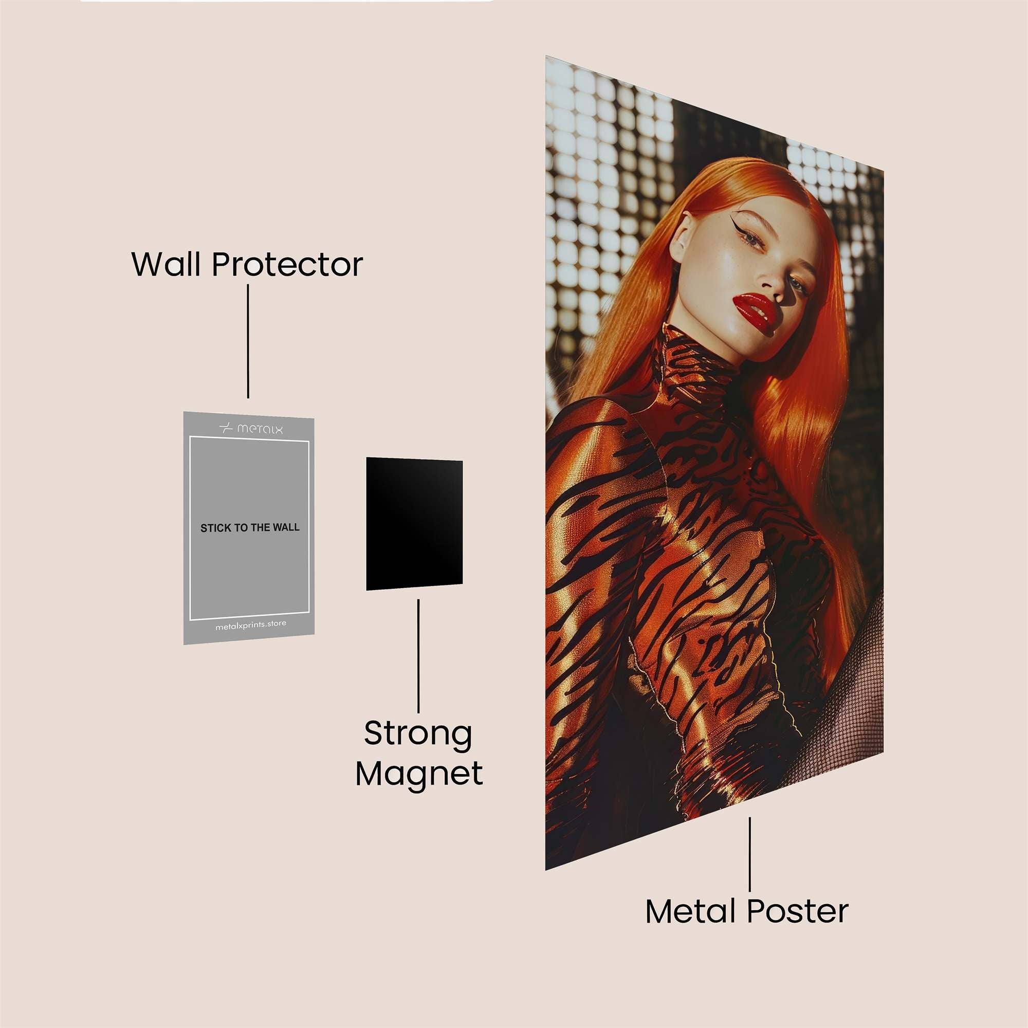 Foxy Allure Safe Wall Magnetic / M