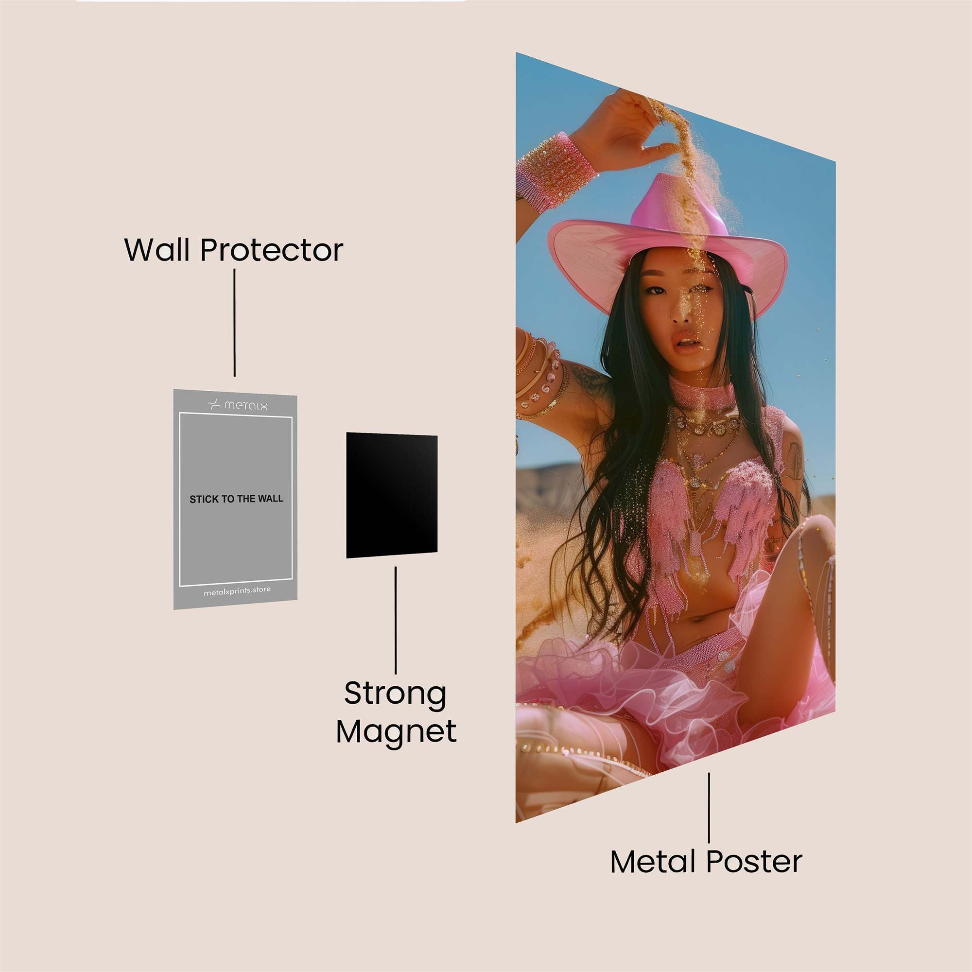 Desert Diva Safe Wall Magnetic / M