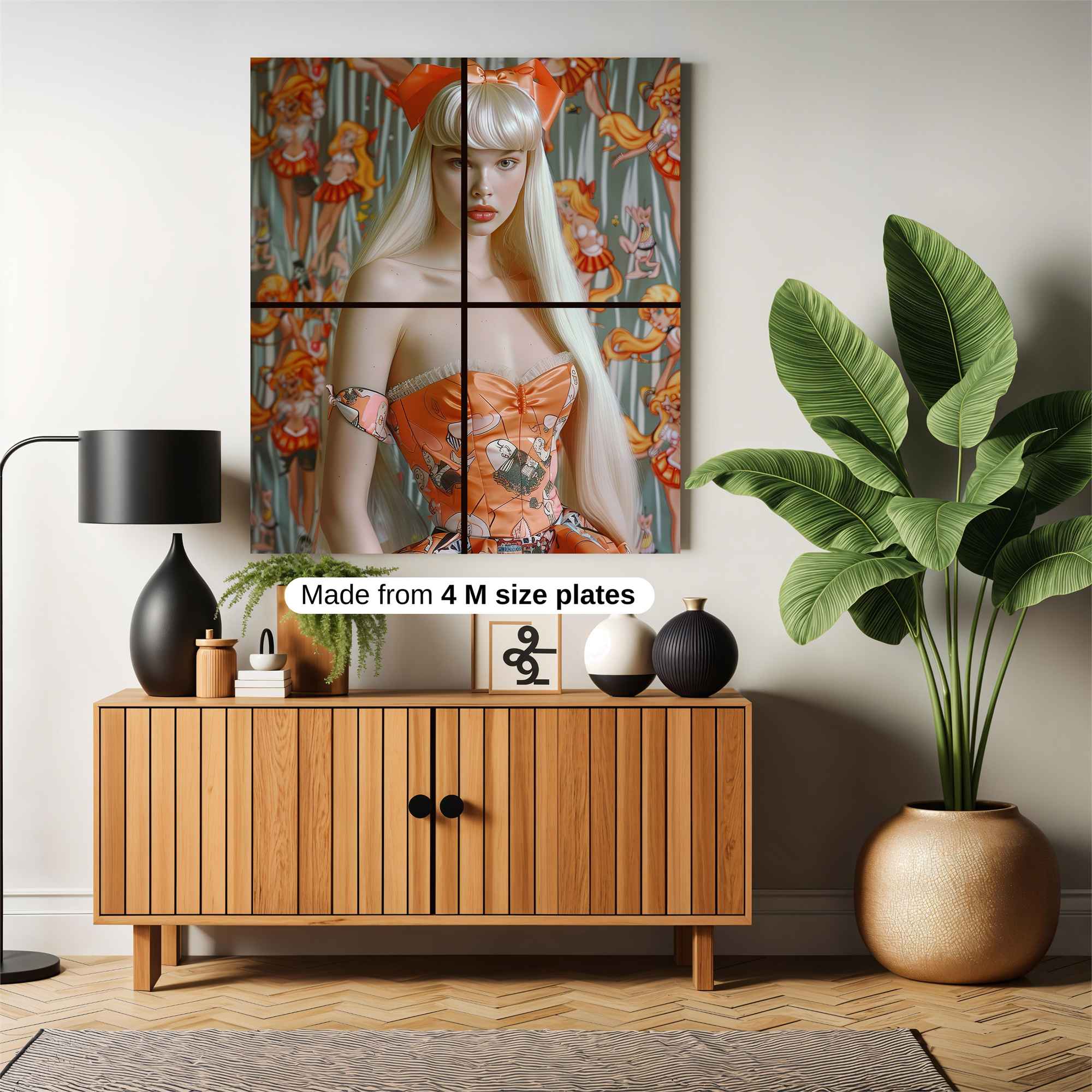 Anime Elegance Safe Wall Magnetic / M