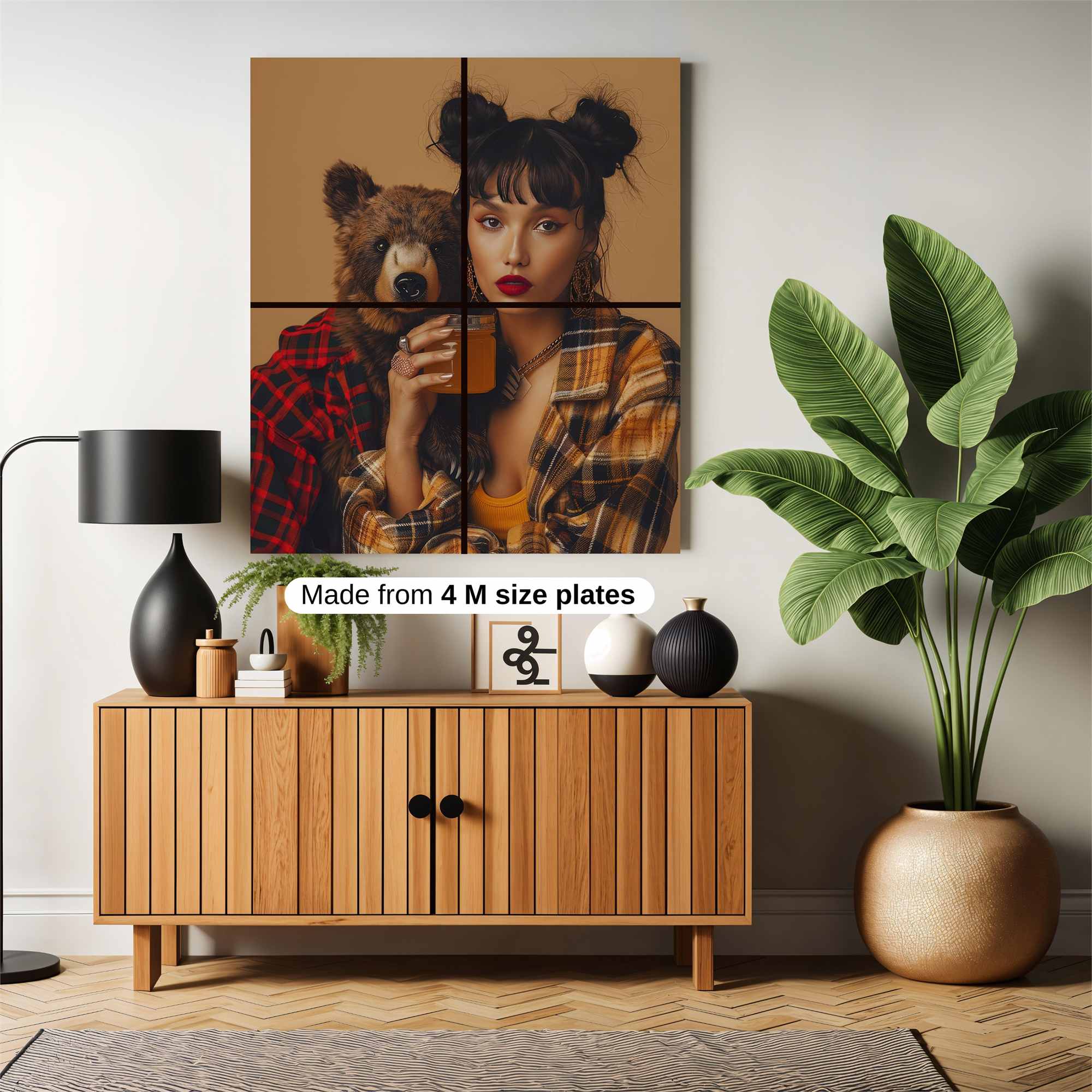 Bearish Whimsy Safe Wall Magnetic / M