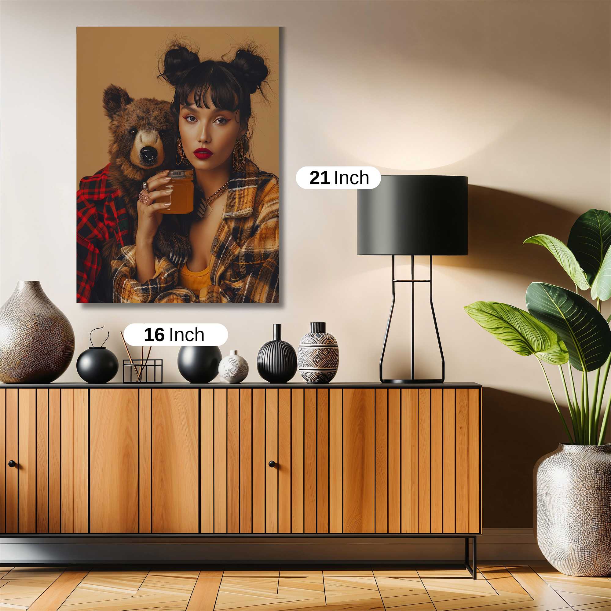 Bearish Whimsy Safe Wall Magnetic / M