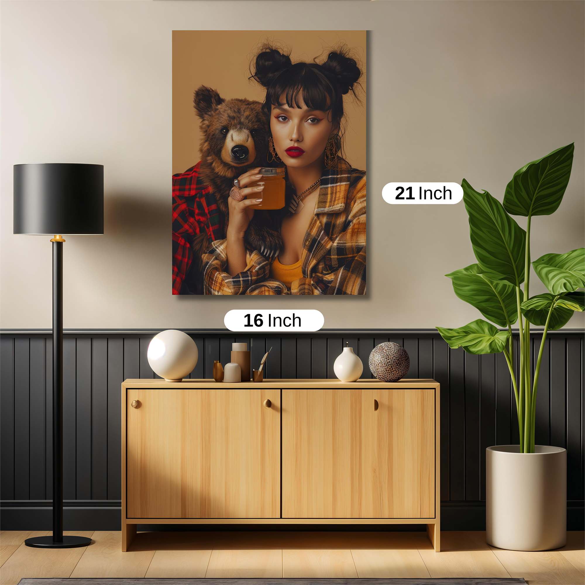 Bearish Whimsy Safe Wall Magnetic / M
