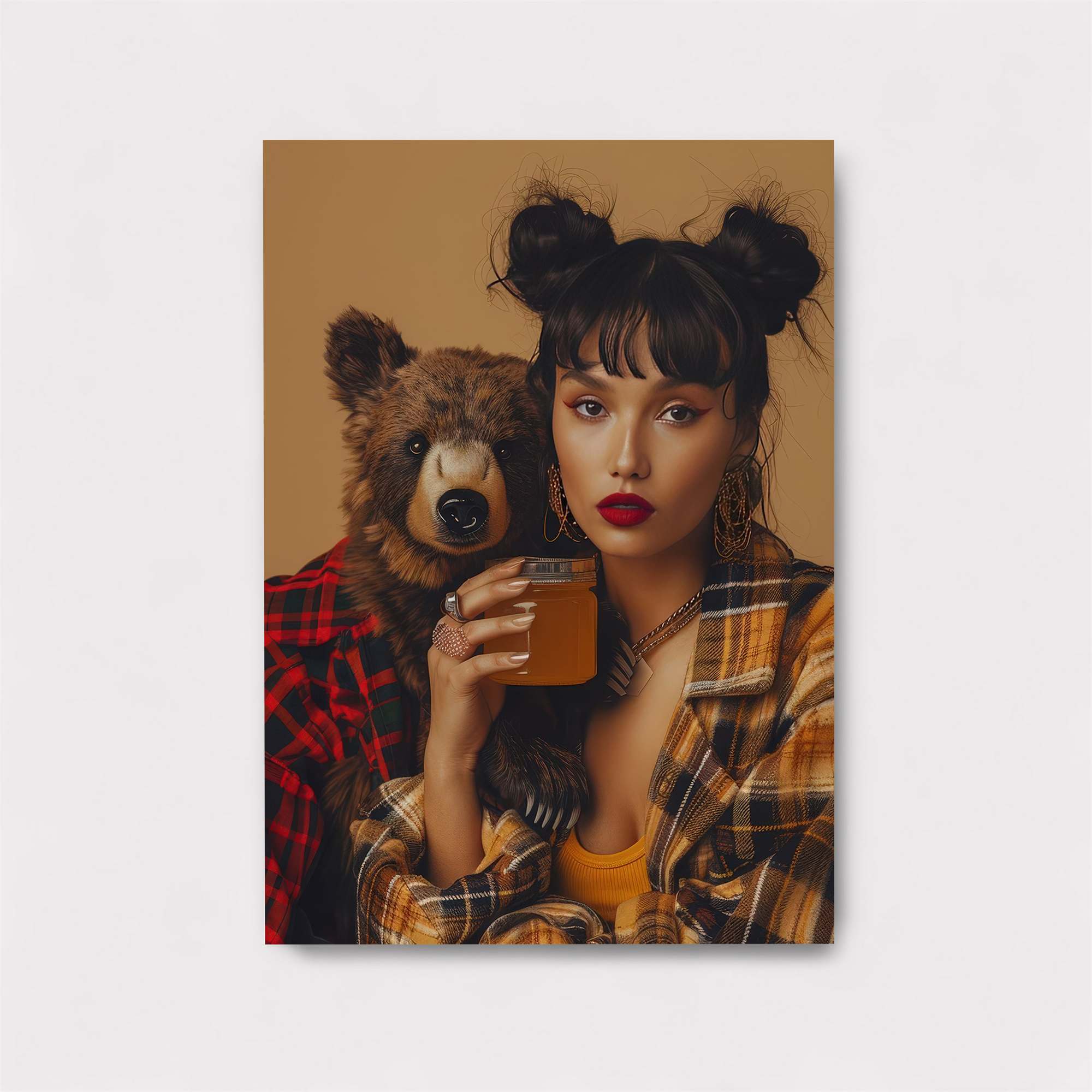Bearish Whimsy Safe Wall Magnetic / M