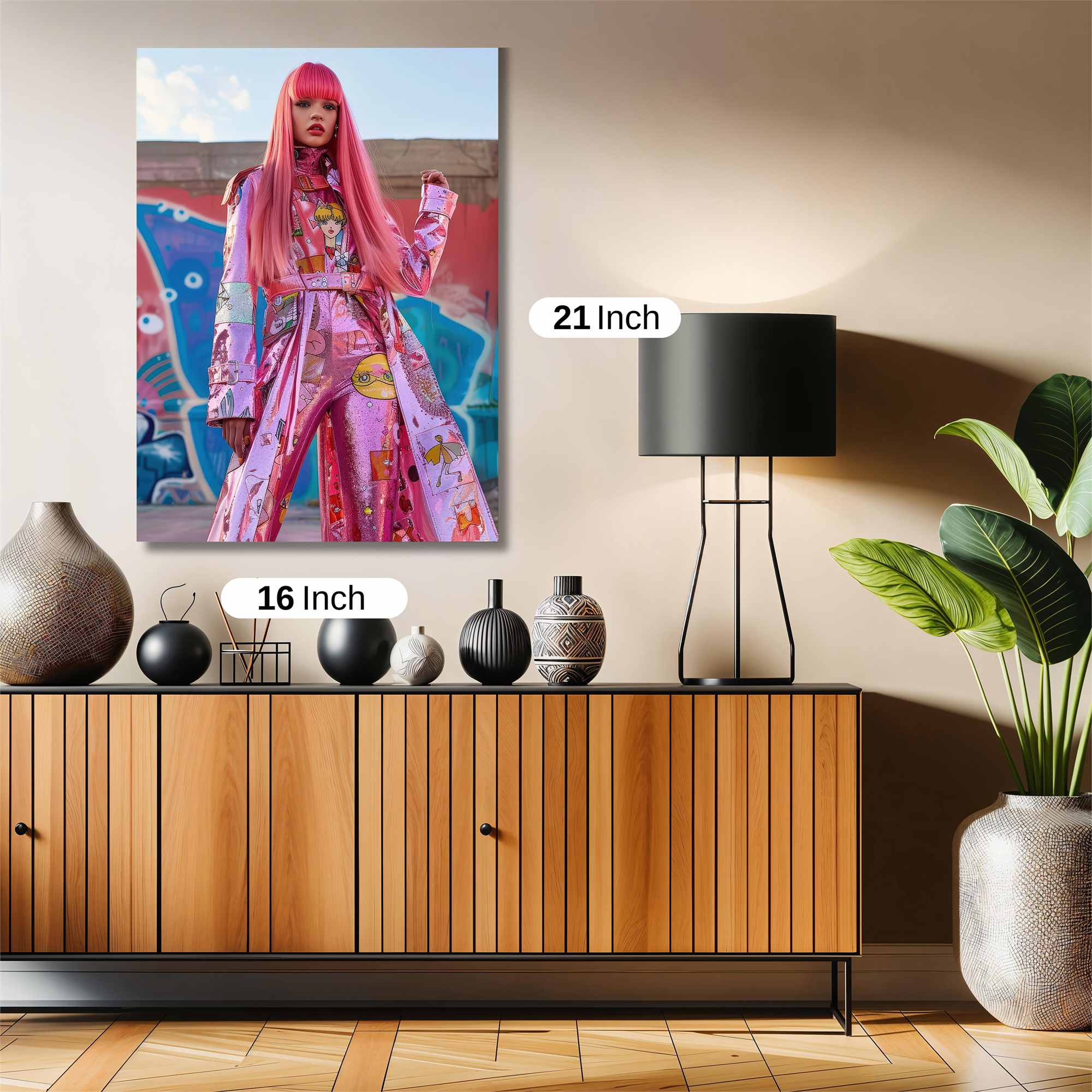 Graffiti Glam Safe Wall Magnetic / M
