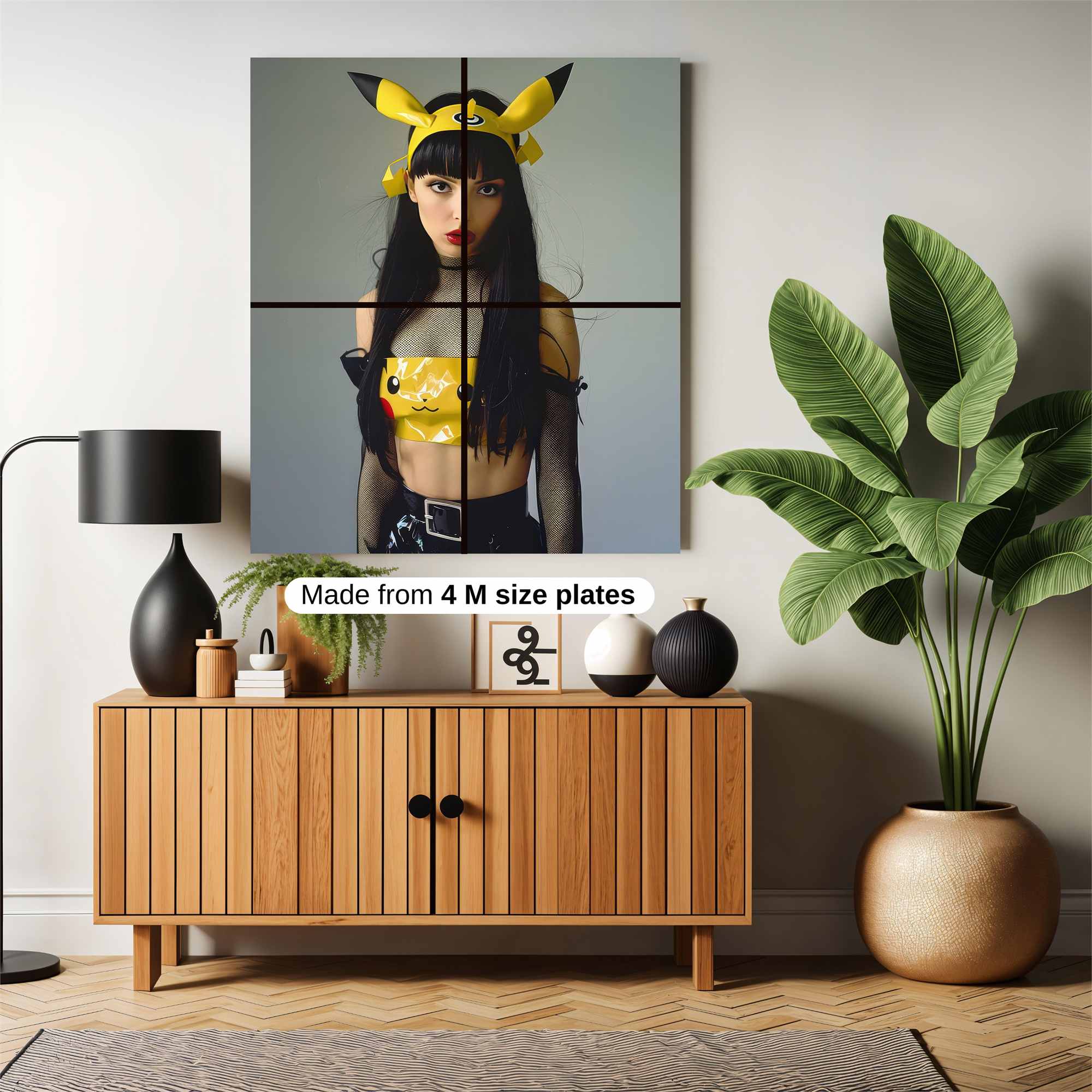 Pikachu Punk Safe Wall Magnetic / M