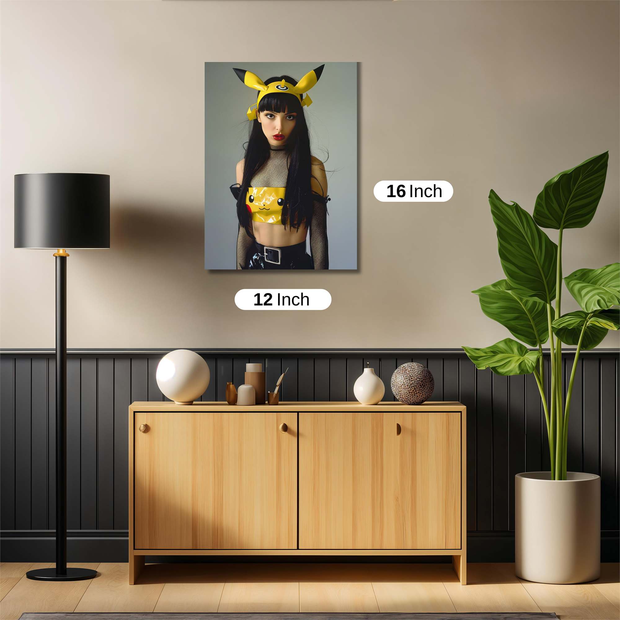 Pikachu Punk Safe Wall Magnetic / M
