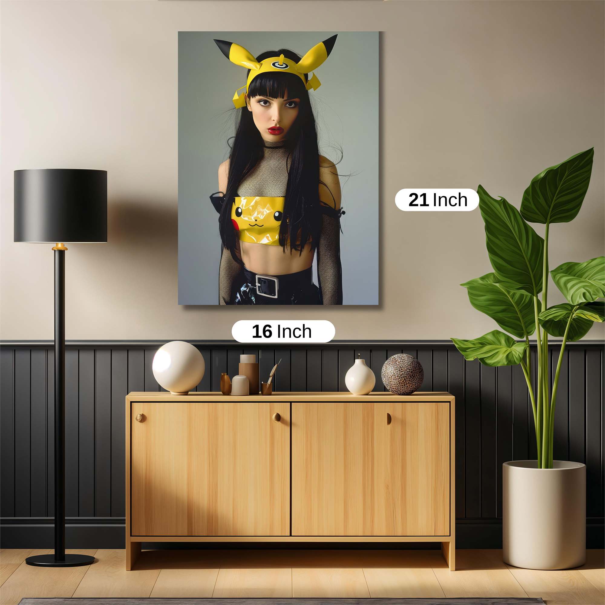 Pikachu Punk Safe Wall Magnetic / M