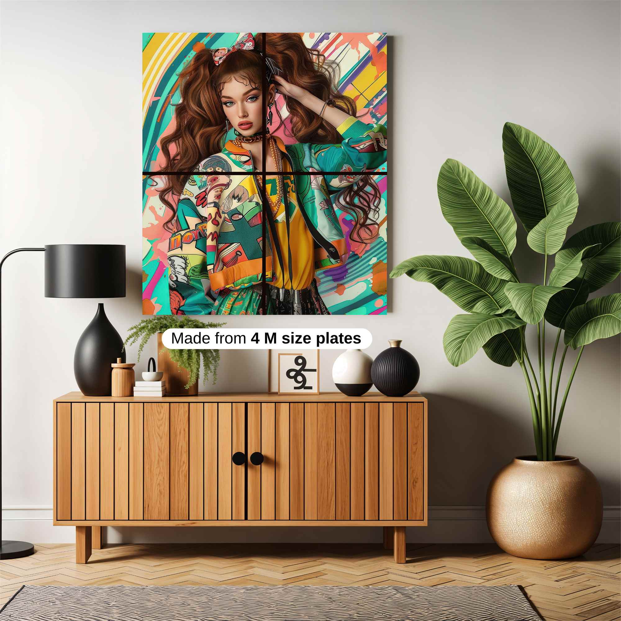 Retro Radiance Safe Wall Magnetic / M