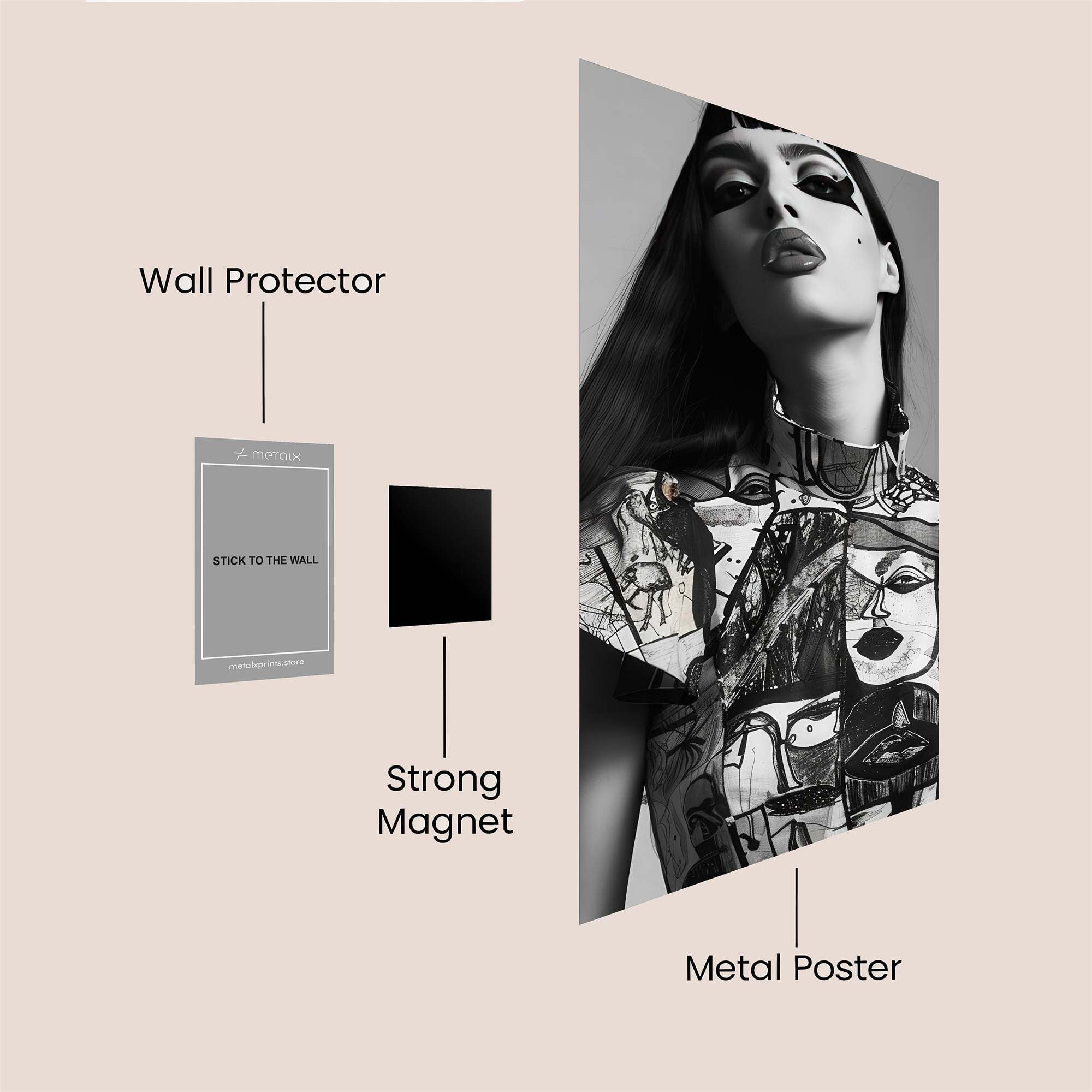 Mystic Elegance Safe Wall Magnetic / M