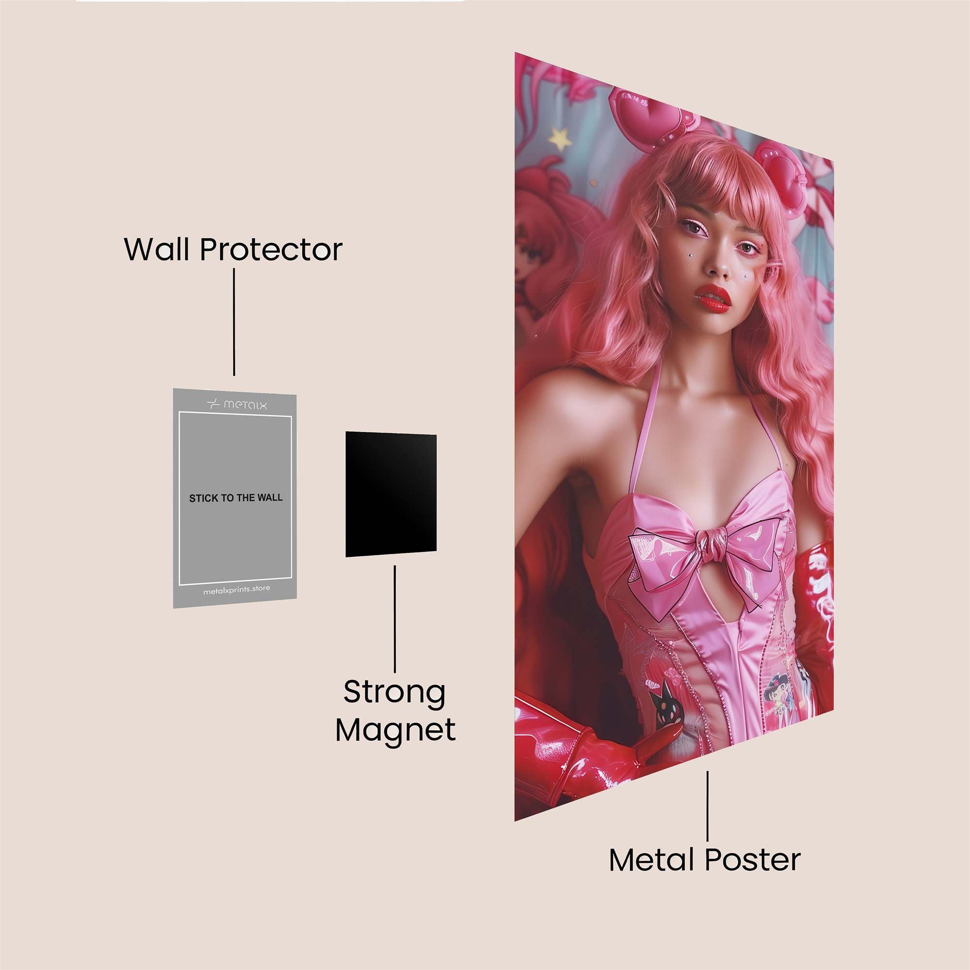 Sailor Dreamy Safe Wall Magnetic / M