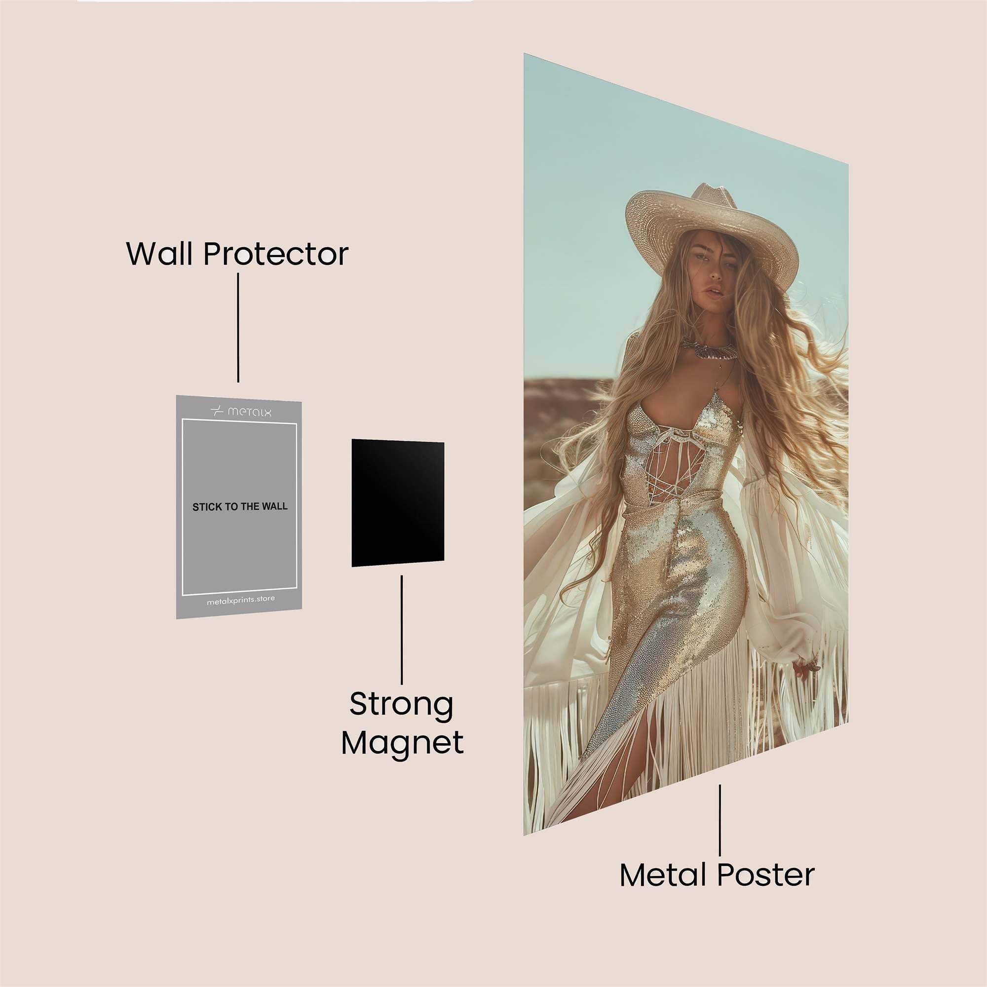 Desert Dream Safe Wall Magnetic / M