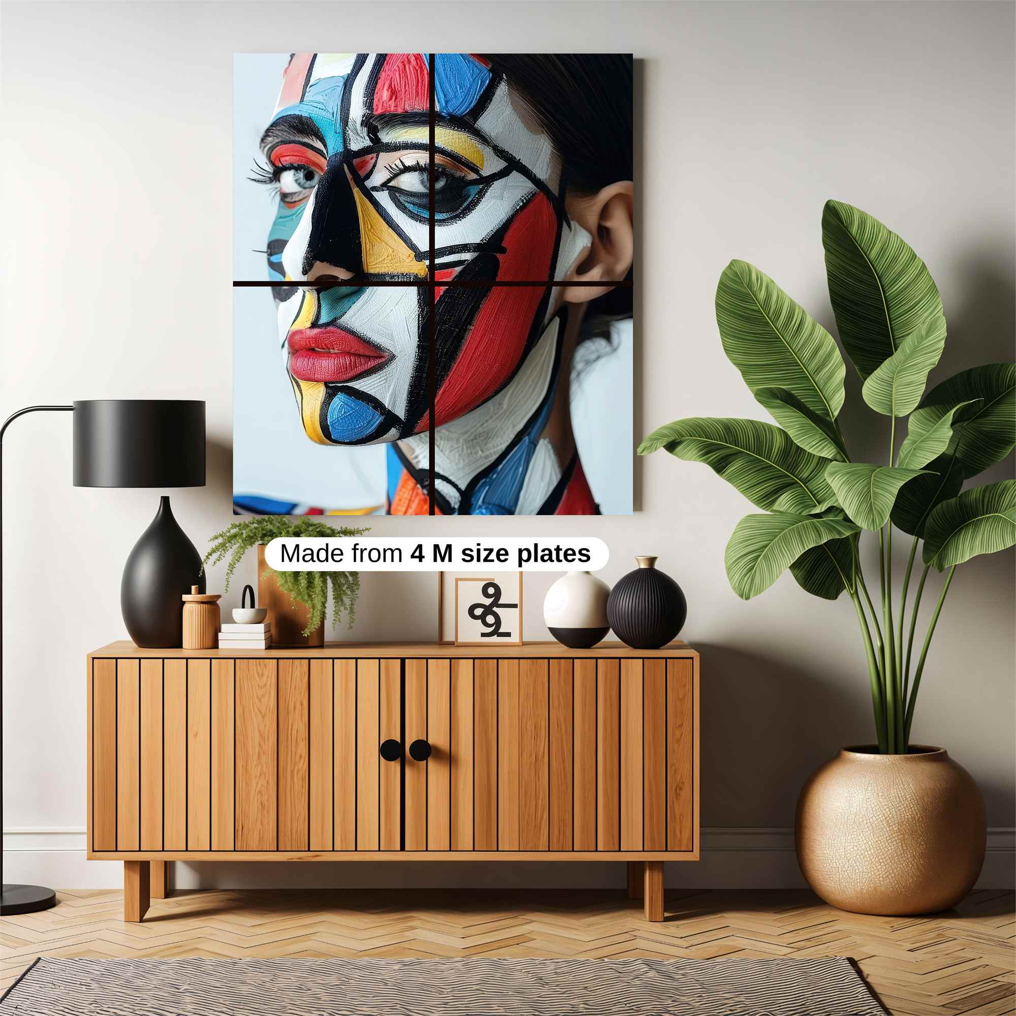 Cubist Elegance Safe Wall Magnetic / M