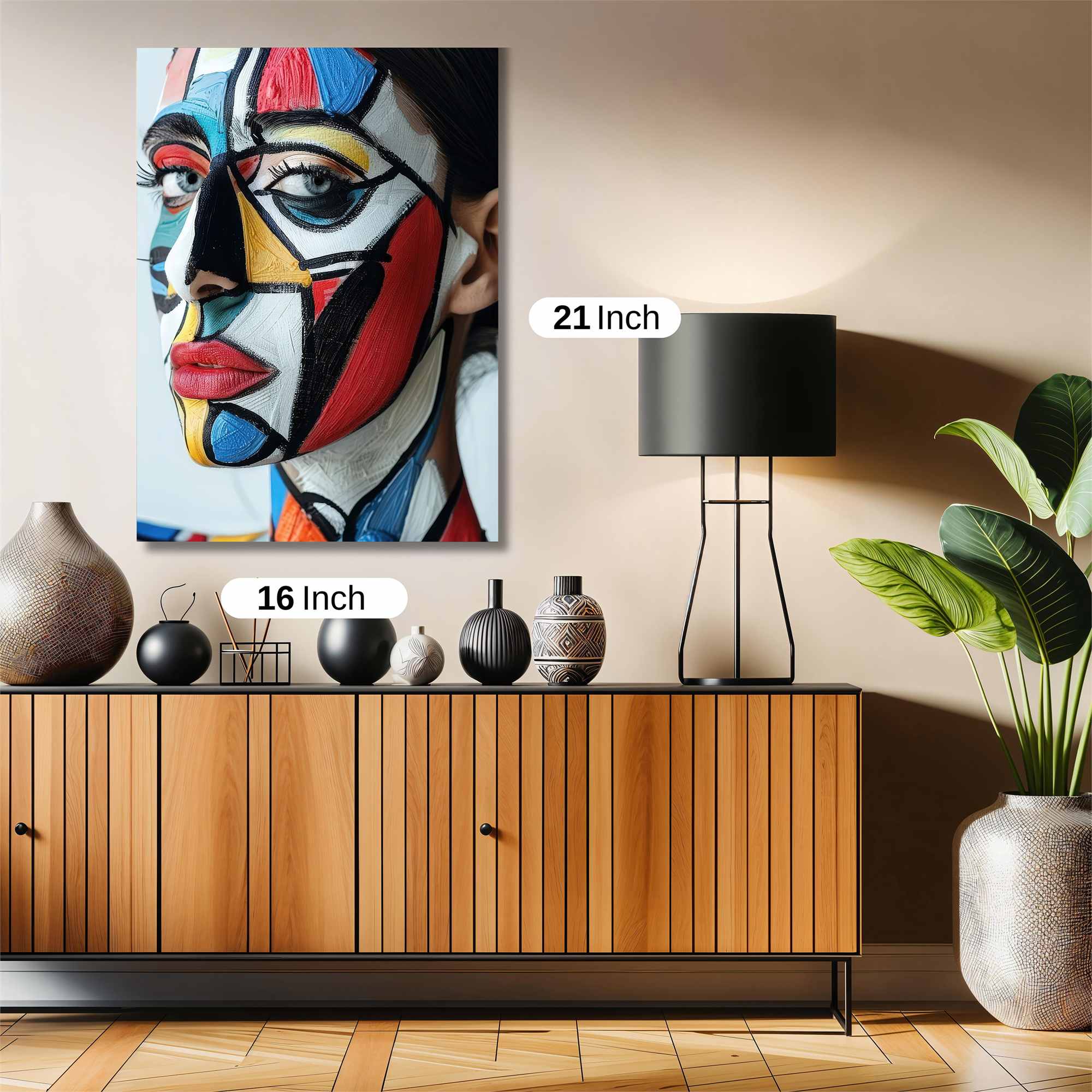 Cubist Elegance Safe Wall Magnetic / M