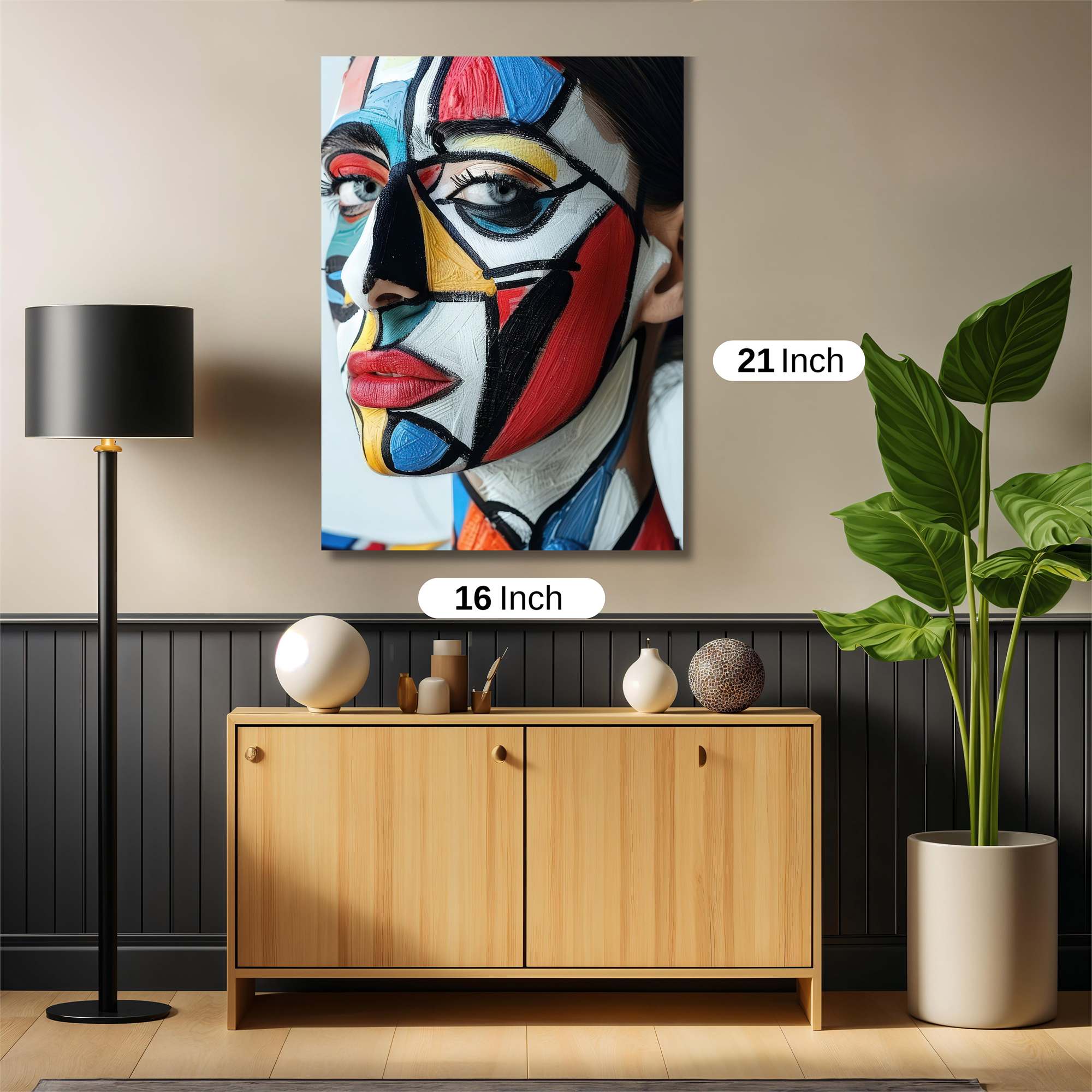 Cubist Elegance Safe Wall Magnetic / M
