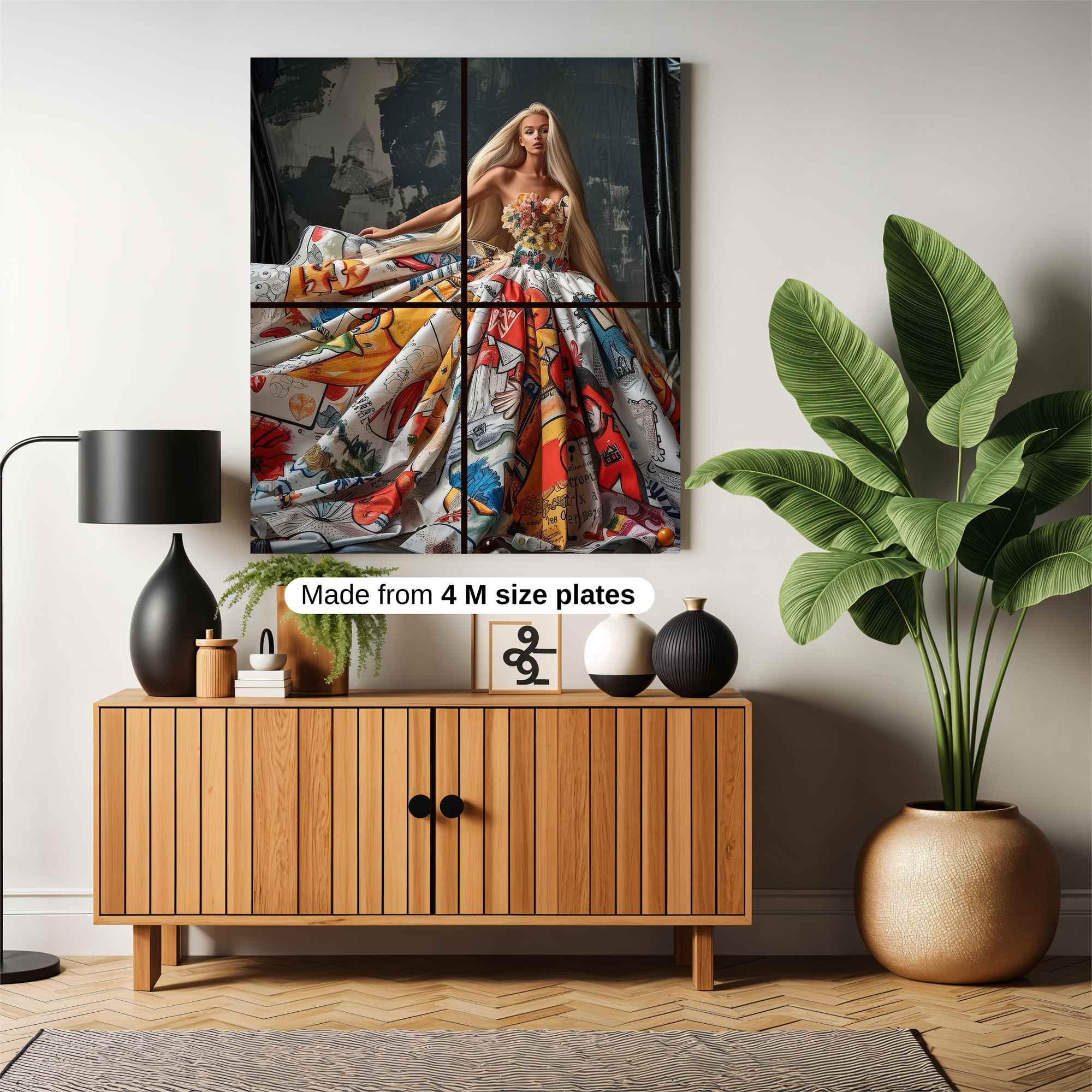 Artistic Whimsy Safe Wall Magnetic / M