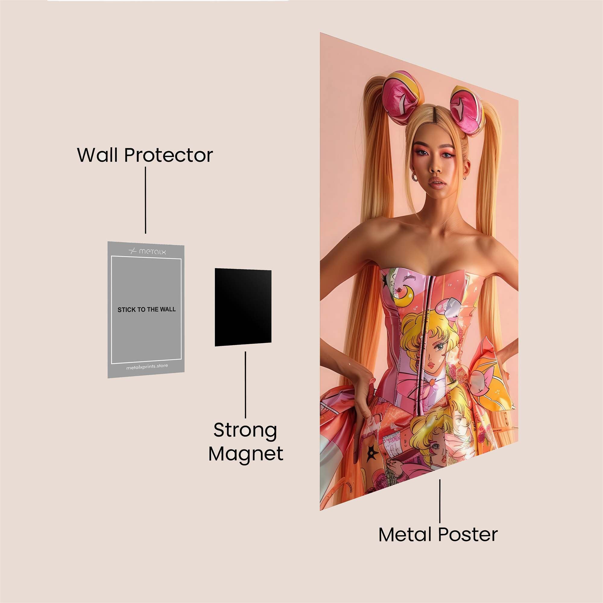 Sailor Playful Safe Wall Magnetic / M