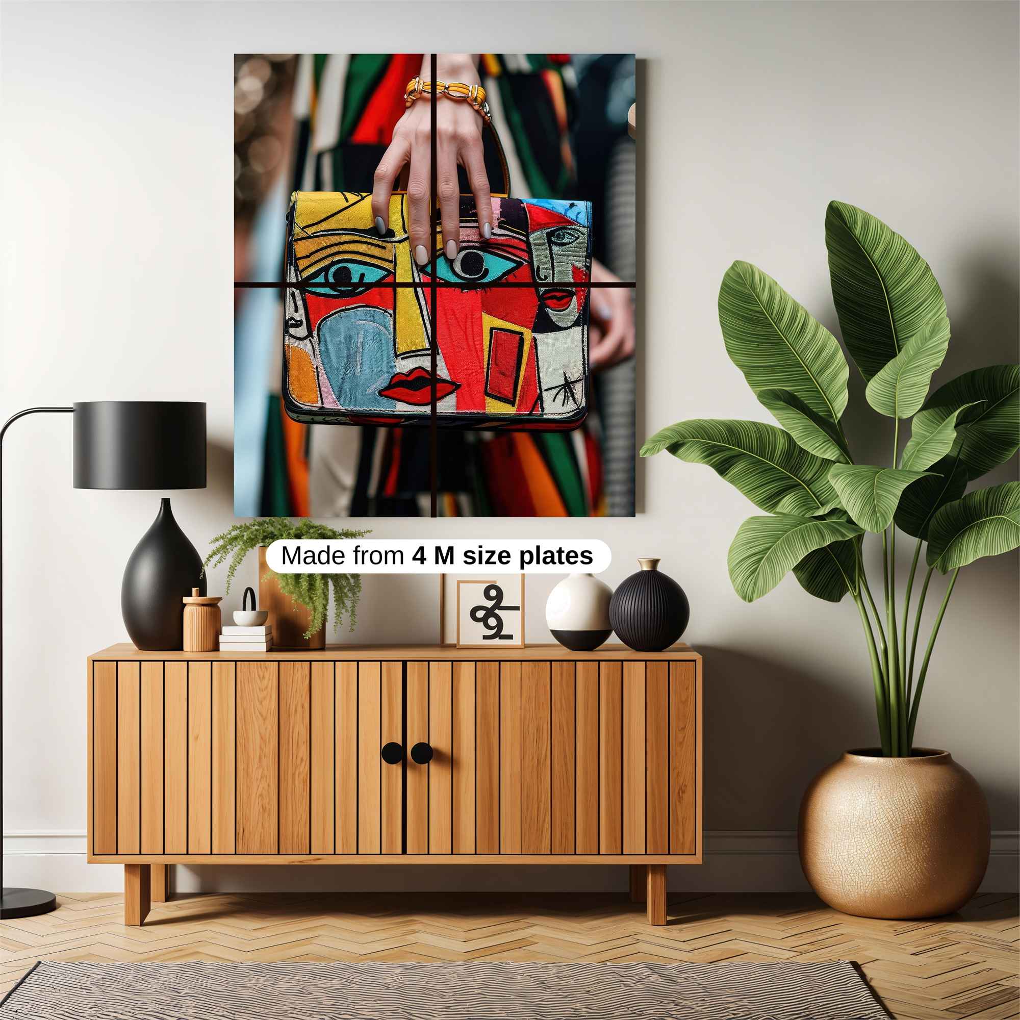 Cubist Charm Safe Wall Magnetic / M
