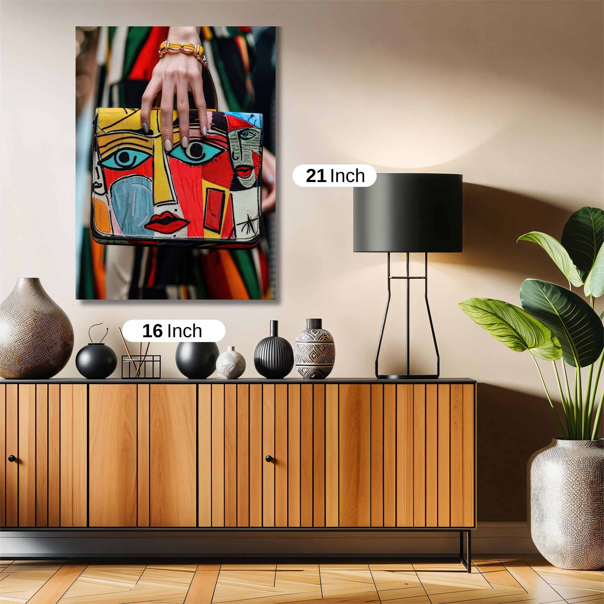 Cubist Charm Safe Wall Magnetic / M