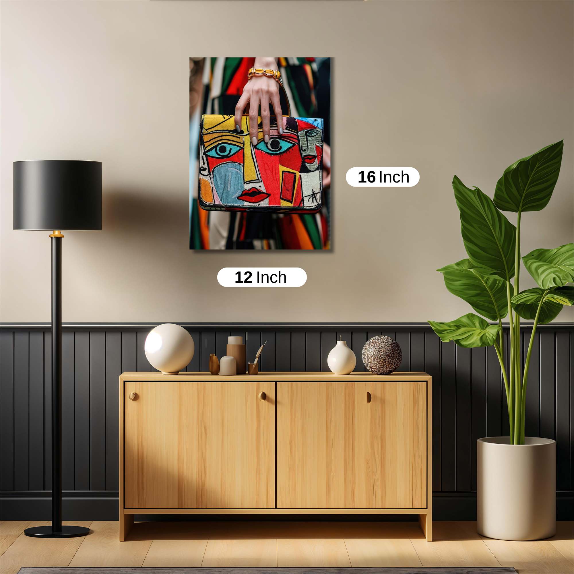 Cubist Charm Safe Wall Magnetic / M